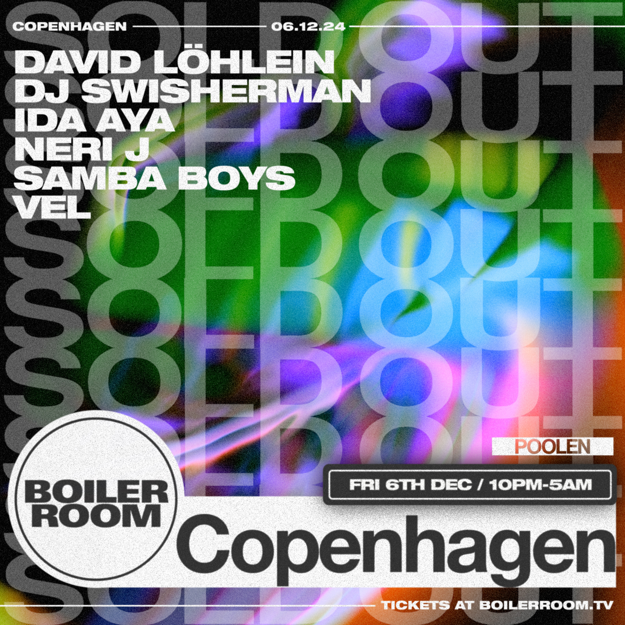 Flyer for event Copenhagen | Friday.
