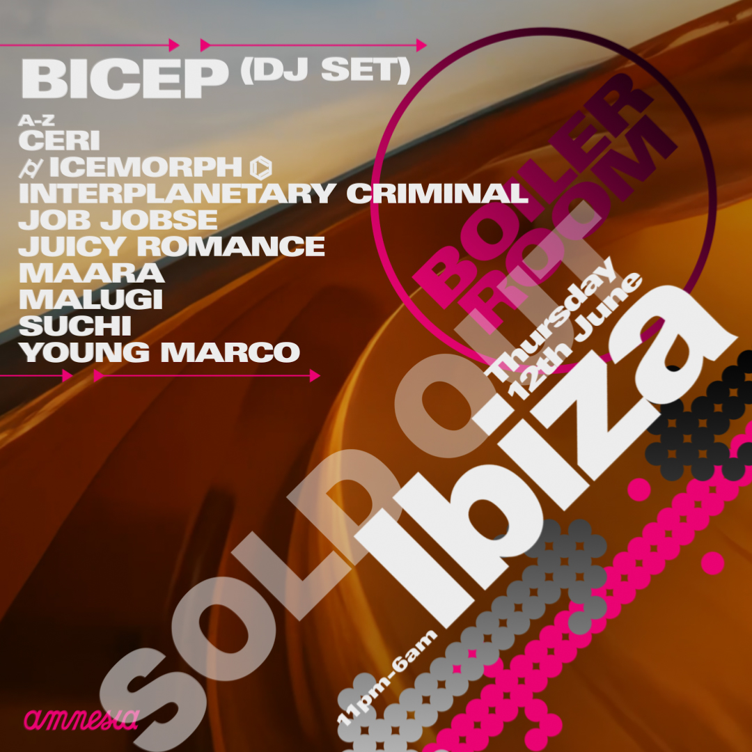 Flyer for event Ibiza.