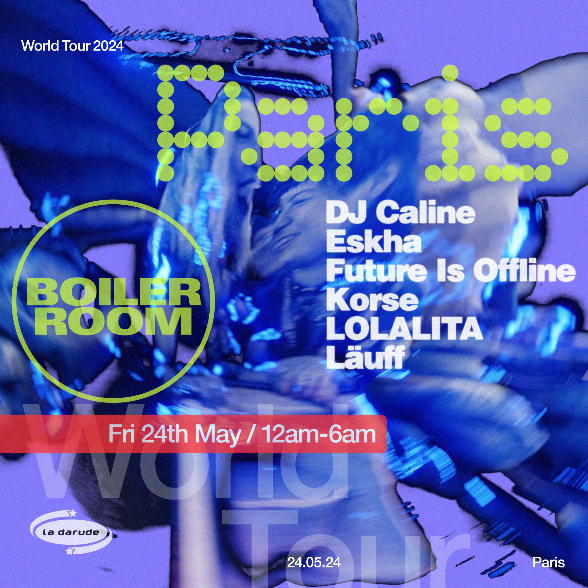 Flyer for event Paris | Friday.