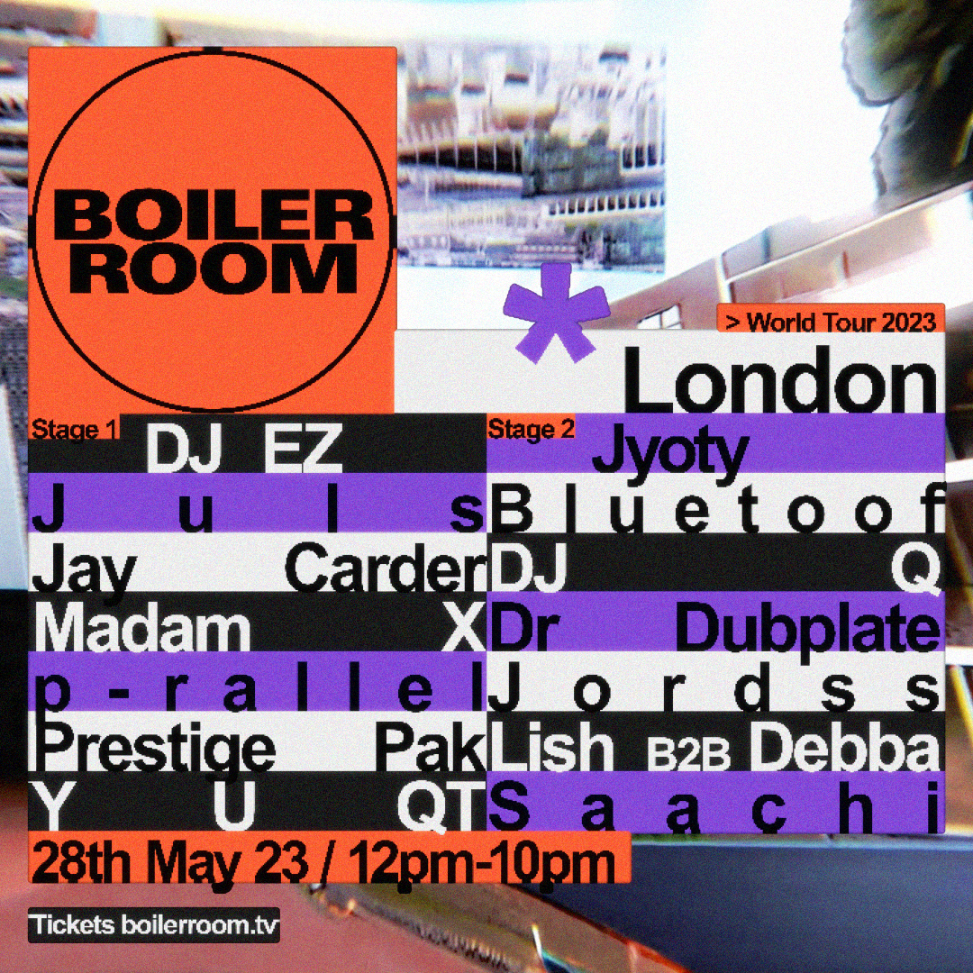 Flyer for event London.