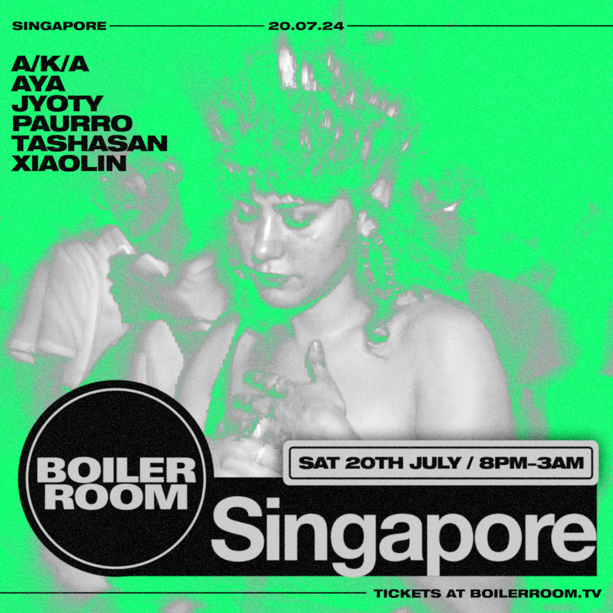 Flyer for event Singapore.