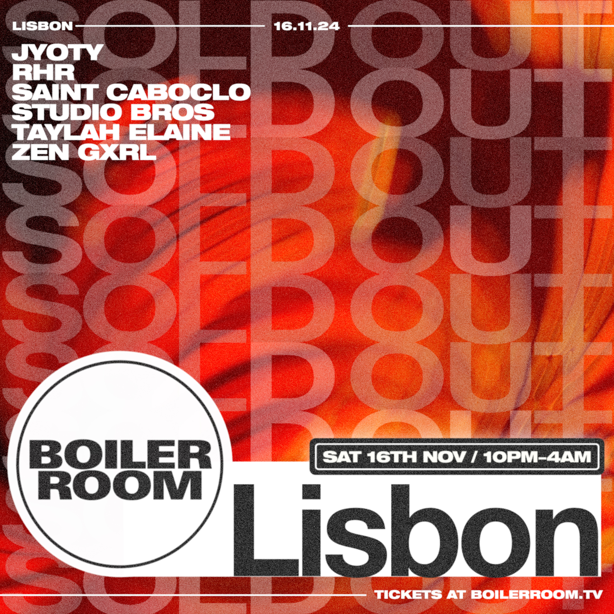 Flyer for event Lisbon | Saturday.