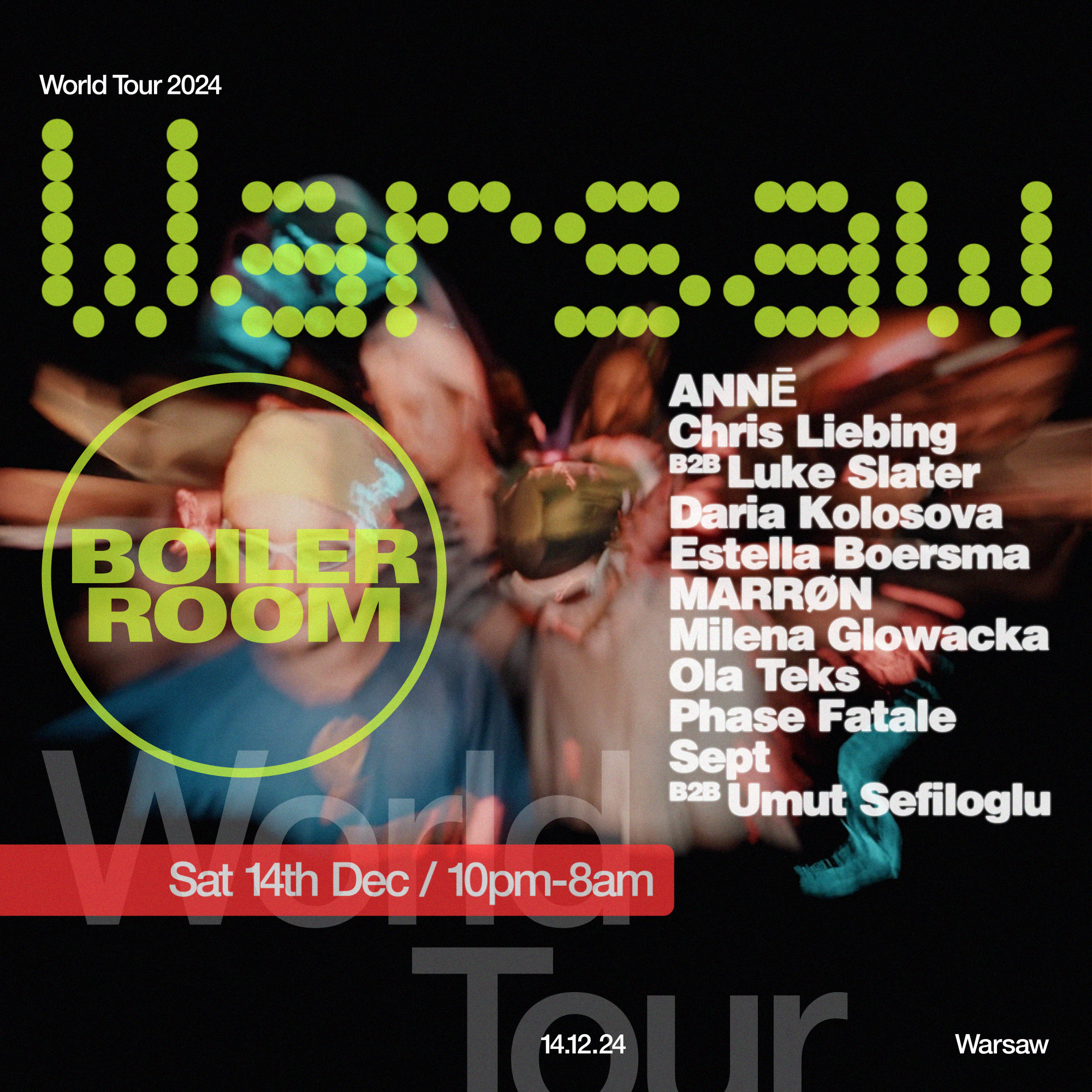 Flyer for event Warsaw.