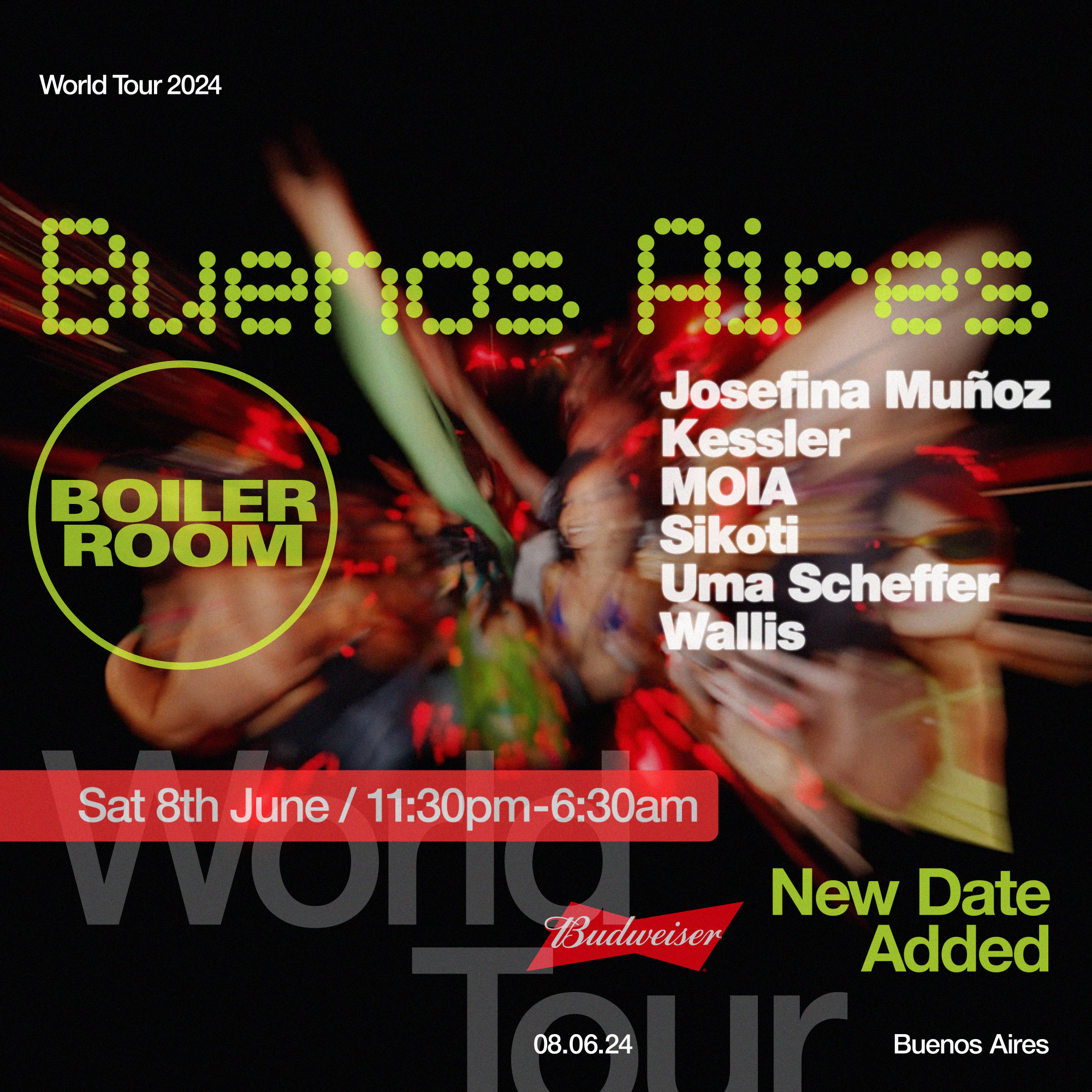 Flyer for event Buenos Aires | Saturday.