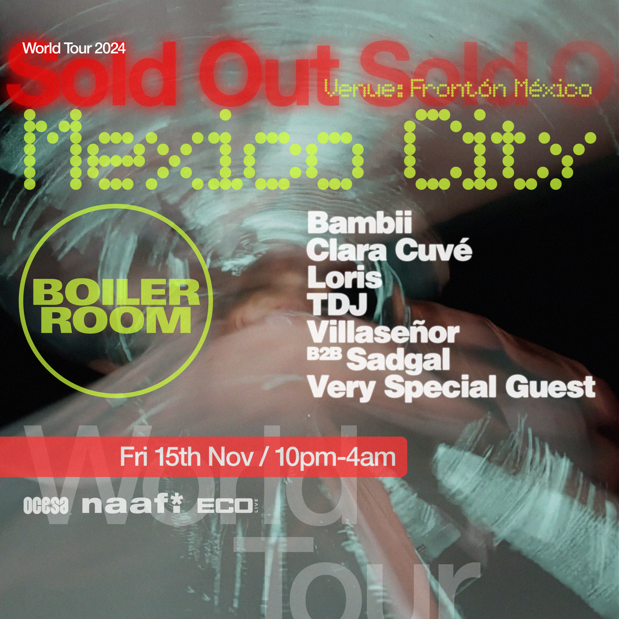 Flyer for event Mexico City | Friday.