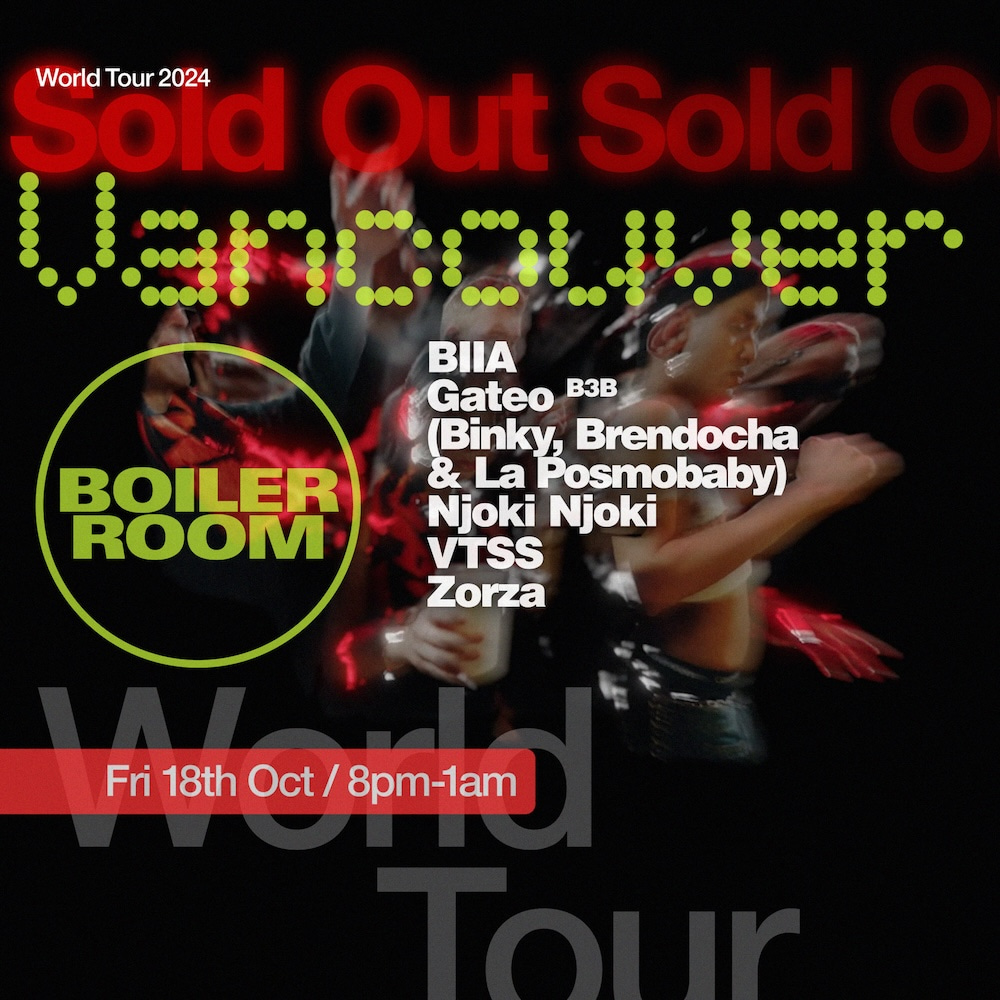 Flyer for event Vancouver | Friday.