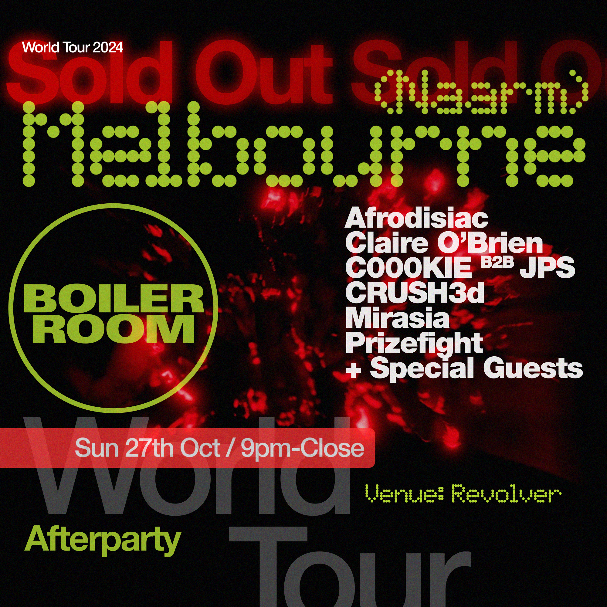 Flyer for event Melbourne | Afterparty.