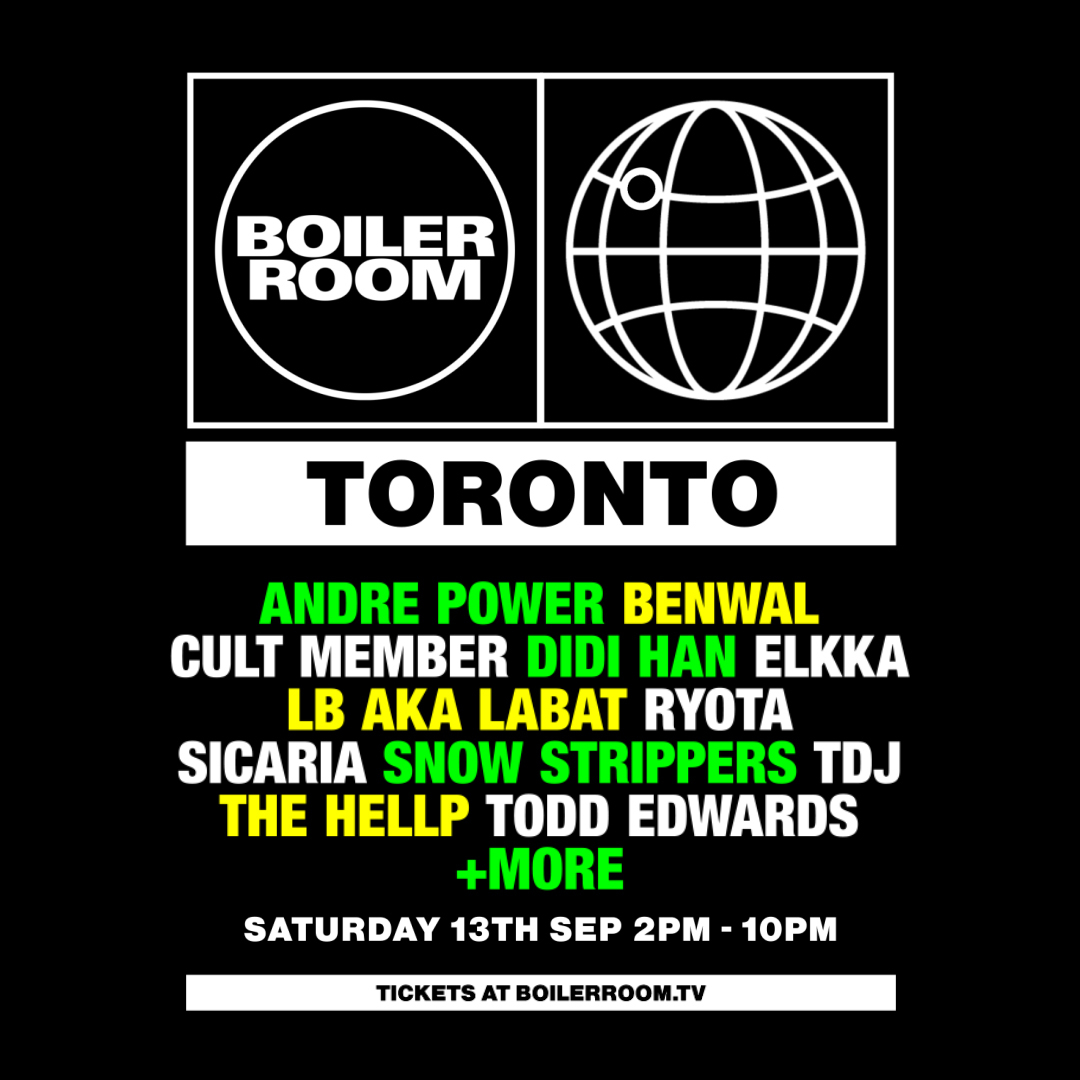 Flyer for event Toronto.