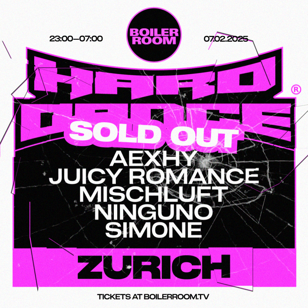 Flyer for event Hard Dance: Zurich.