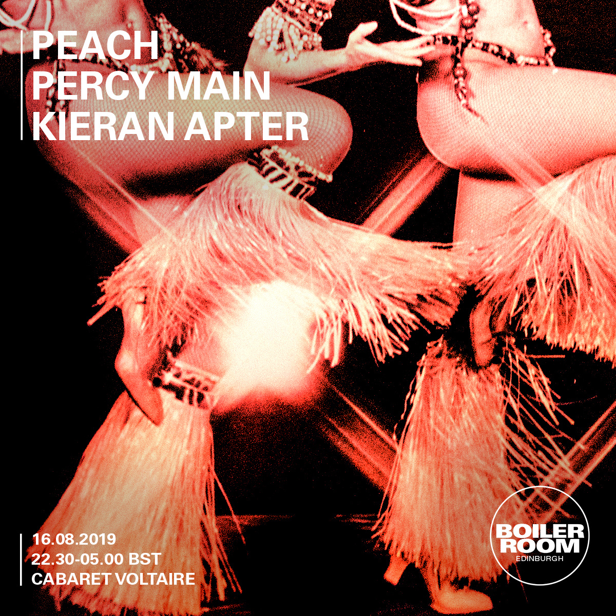 Flyer for event Boiler Room: Edinburgh.