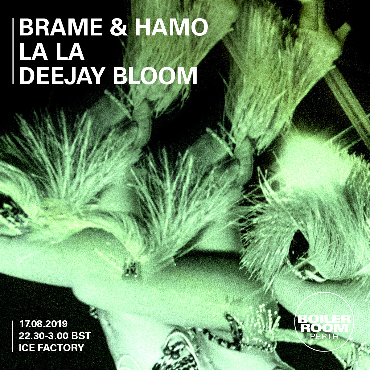 Flyer for event Boiler Room: Perth.