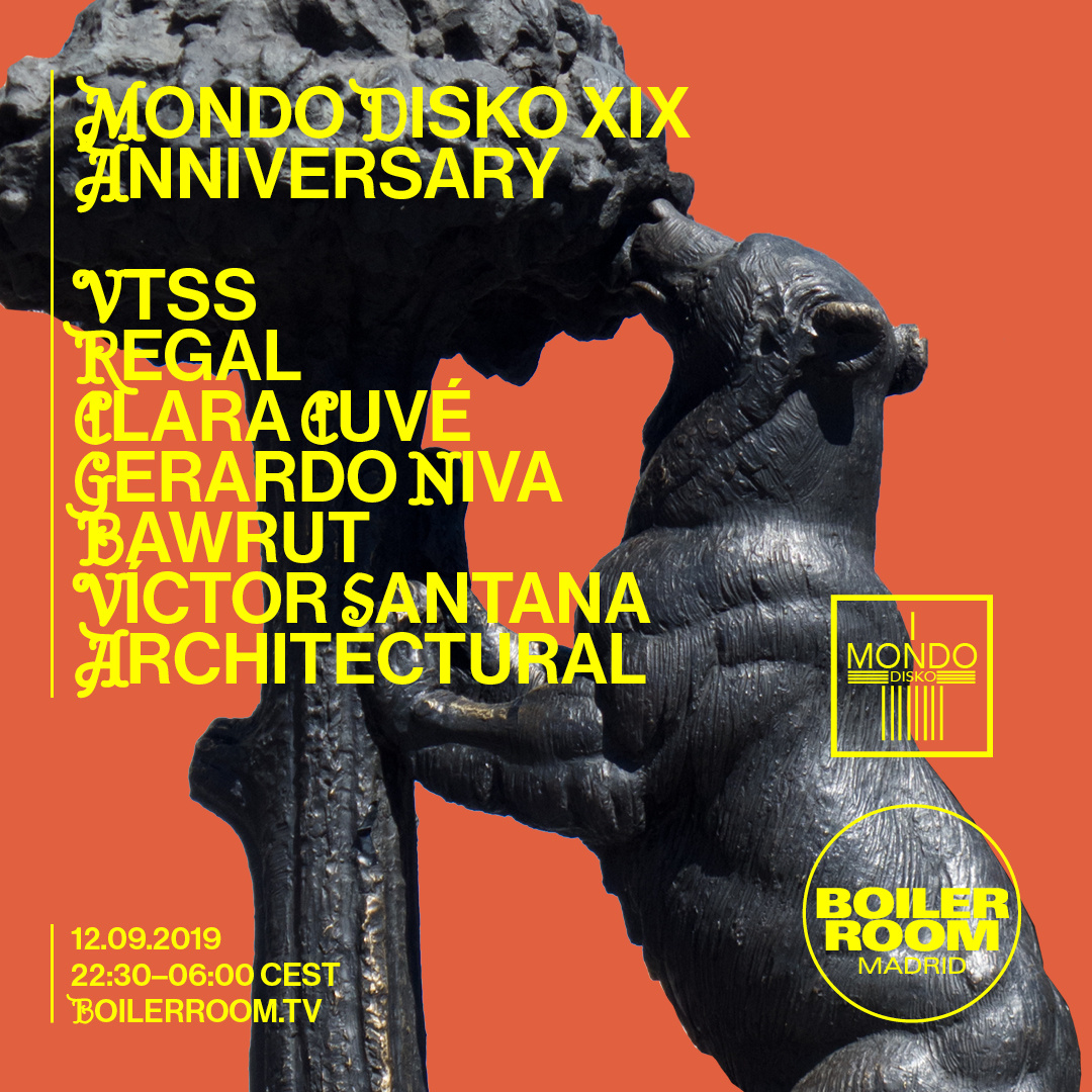 Flyer for event Boiler Room Madrid: Mondo Disko XIX.