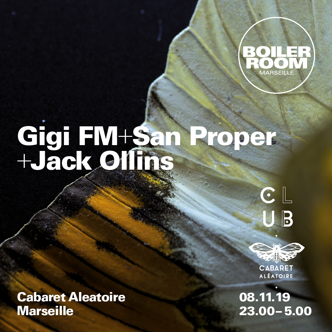 Flyer for event Club Cabaret.