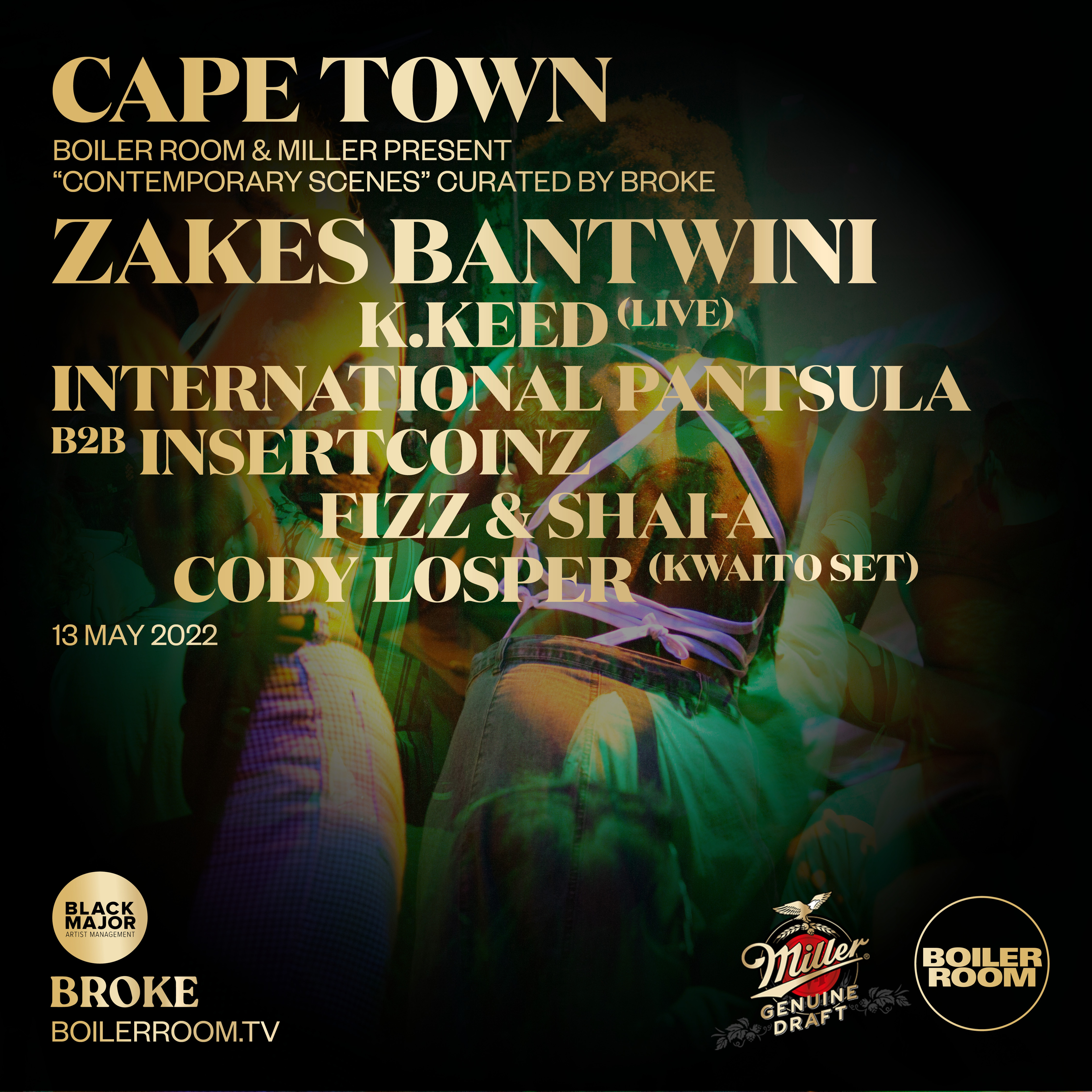 Flyer for event Contemporary Scenes: Cape Town.