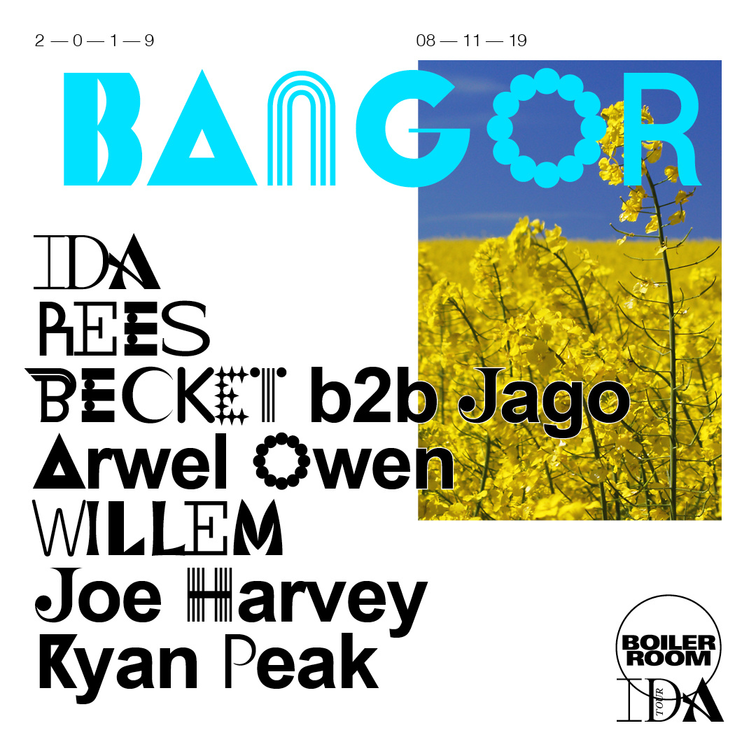 Flyer for event IDA - Bangor.