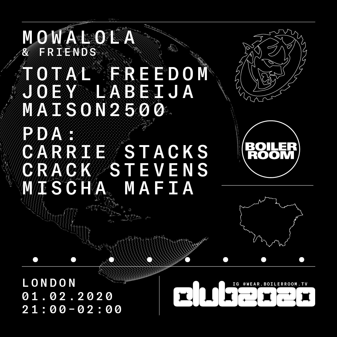 Flyer for event CLUB 20/20: London.