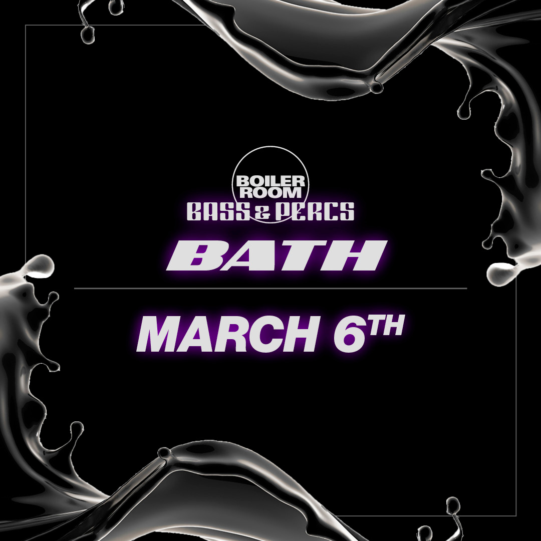 Flyer for event Bass & Percs Tour: Bath.