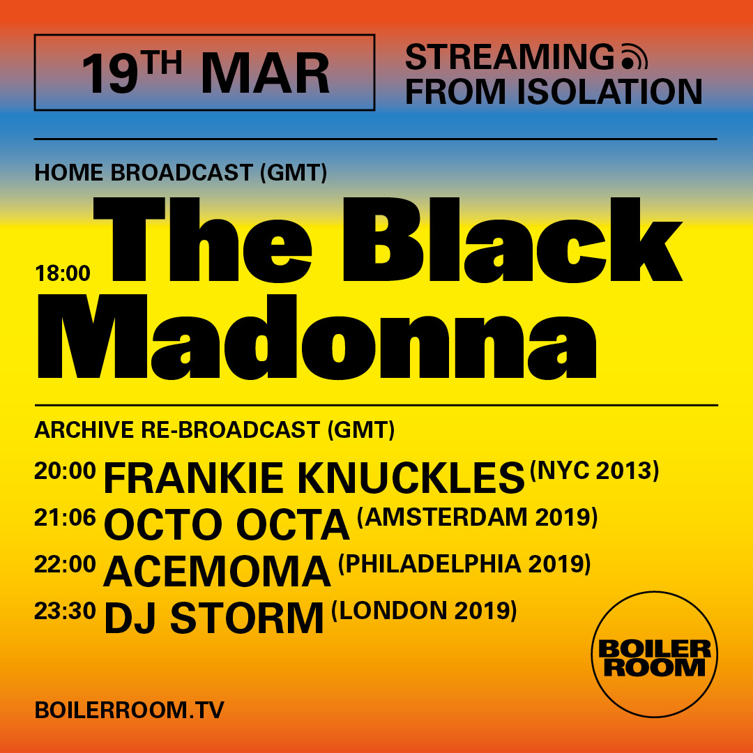 Flyer for event Streaming From Isolation – #1.