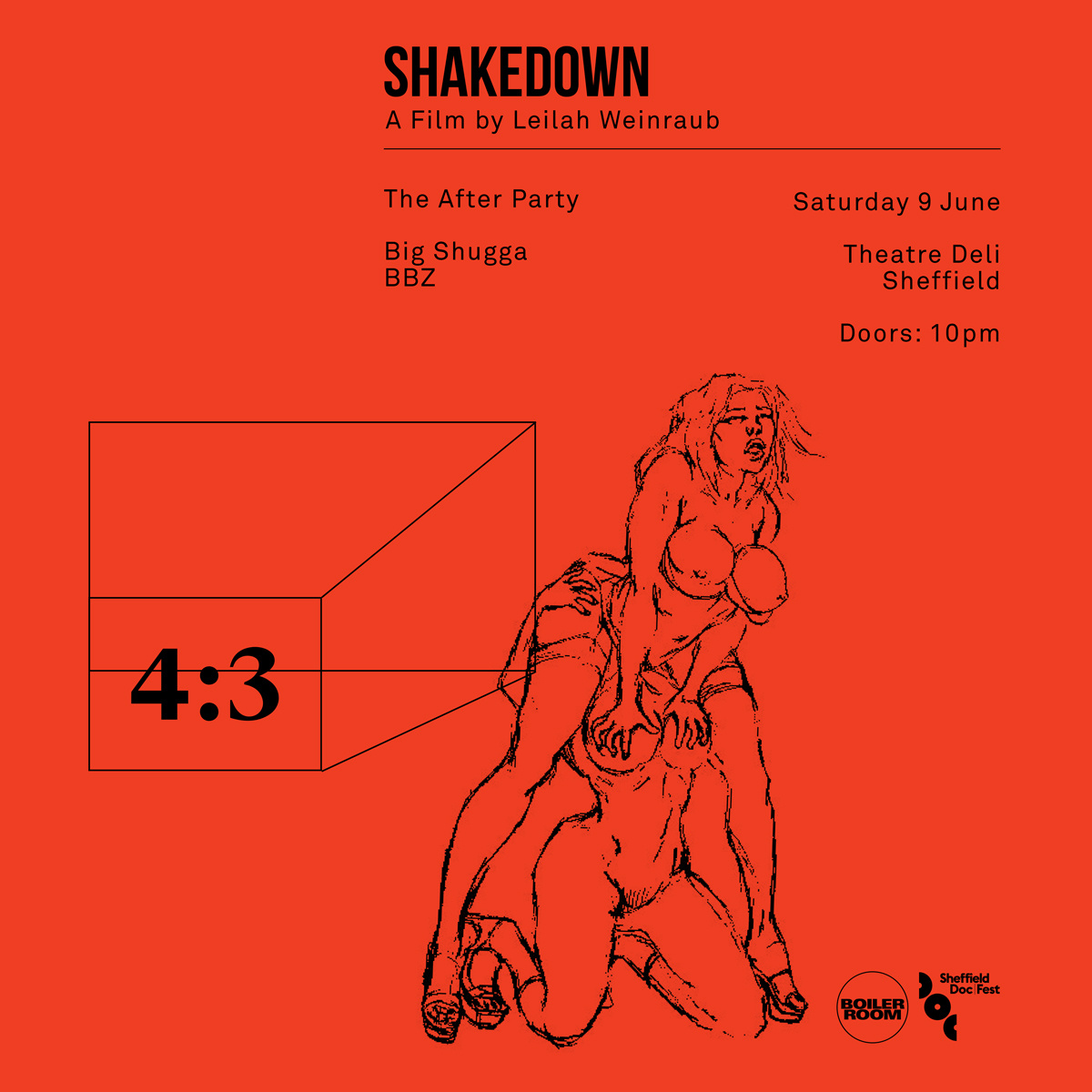 Flyer for event Shakedown.