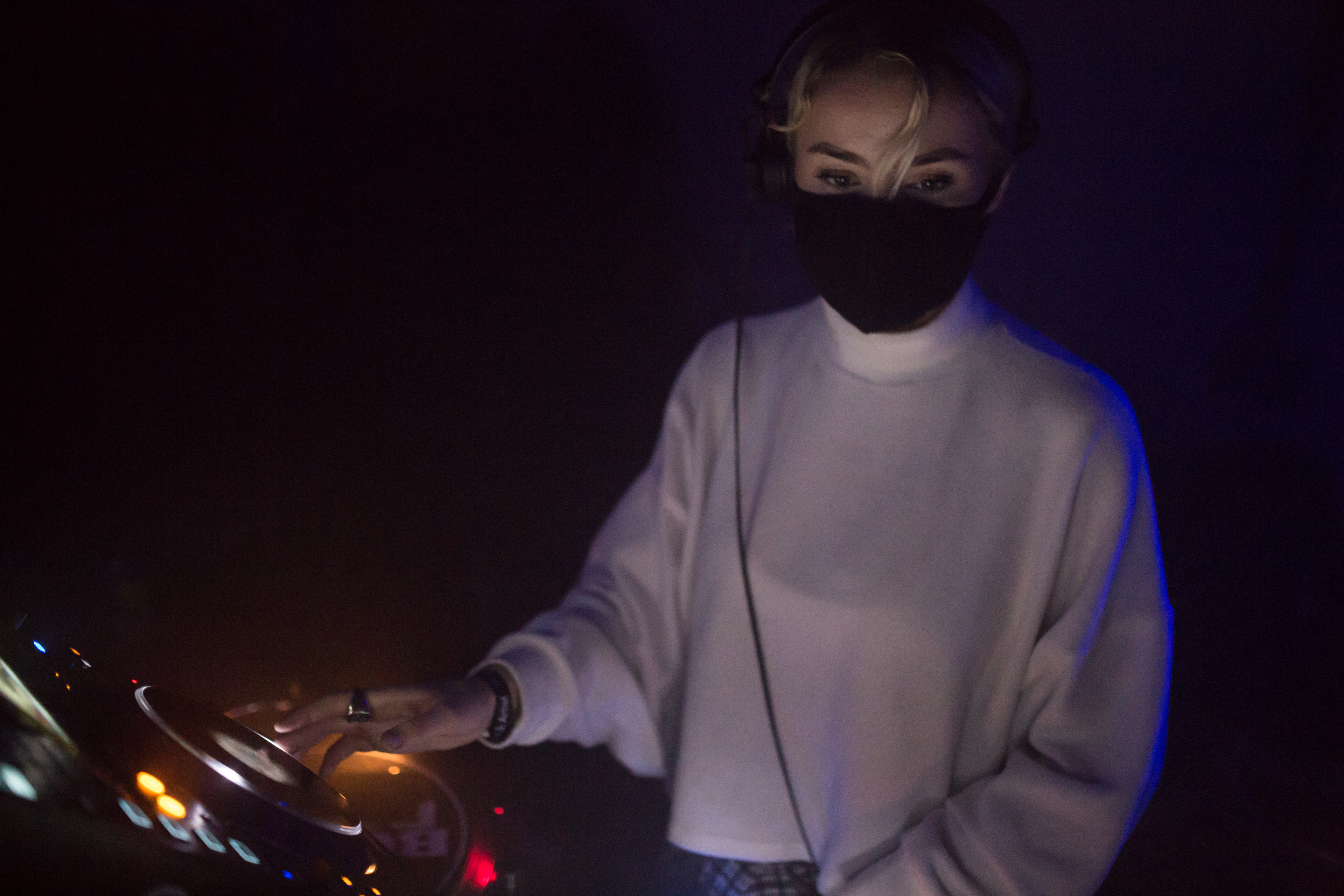 Photo of set L U C Y.