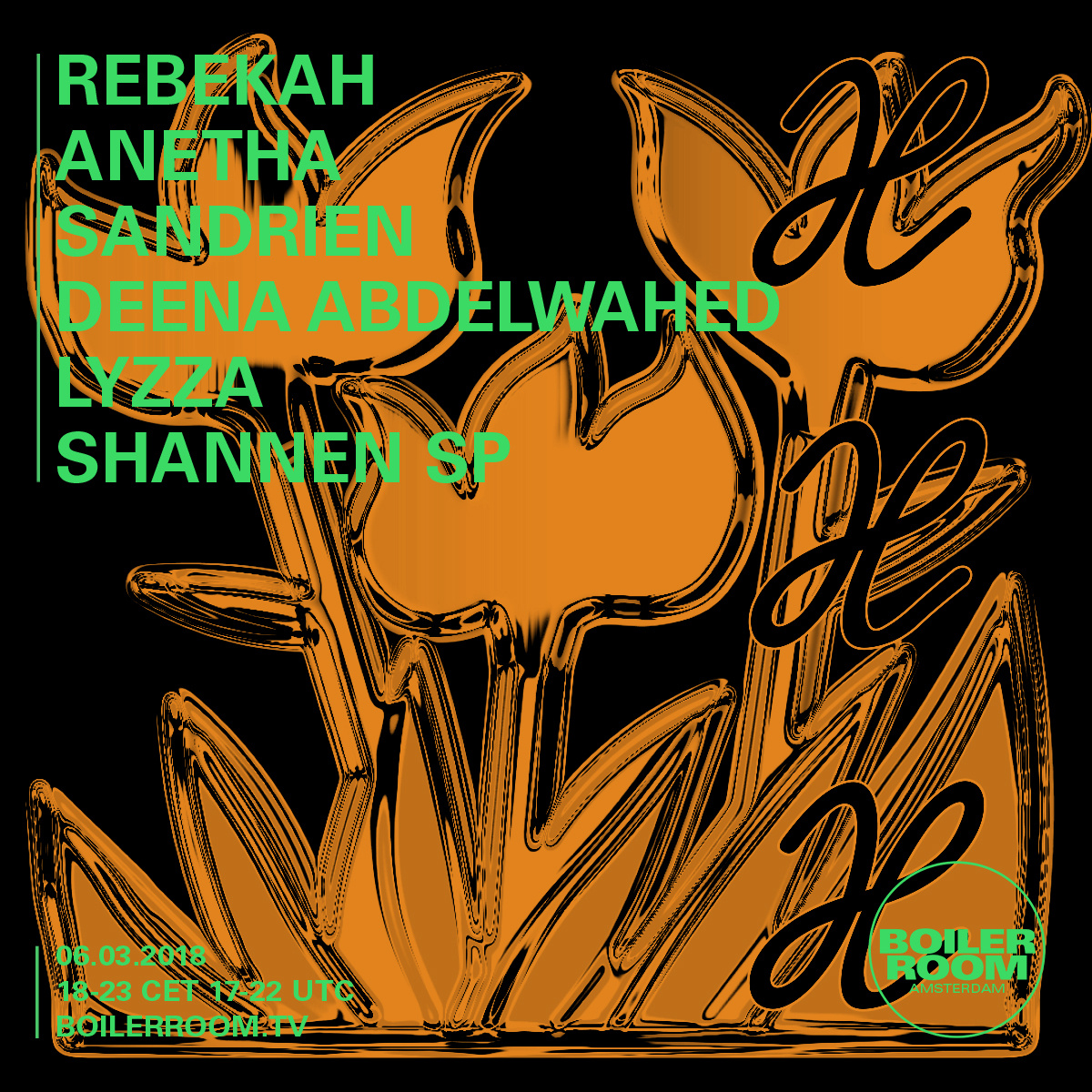 Flyer for event Amsterdam Skate Cafe.