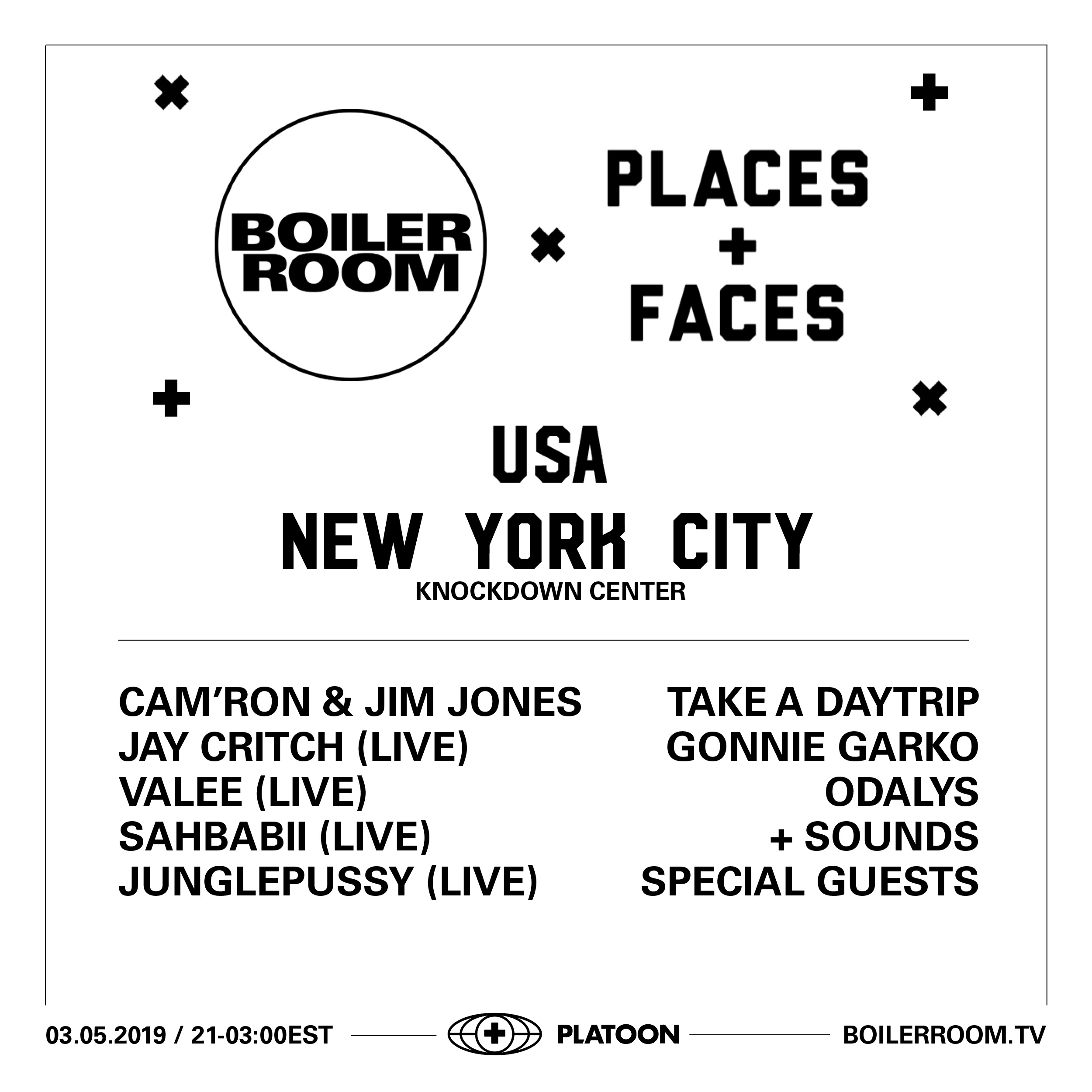 Flyer for event Places+Faces: NYC.