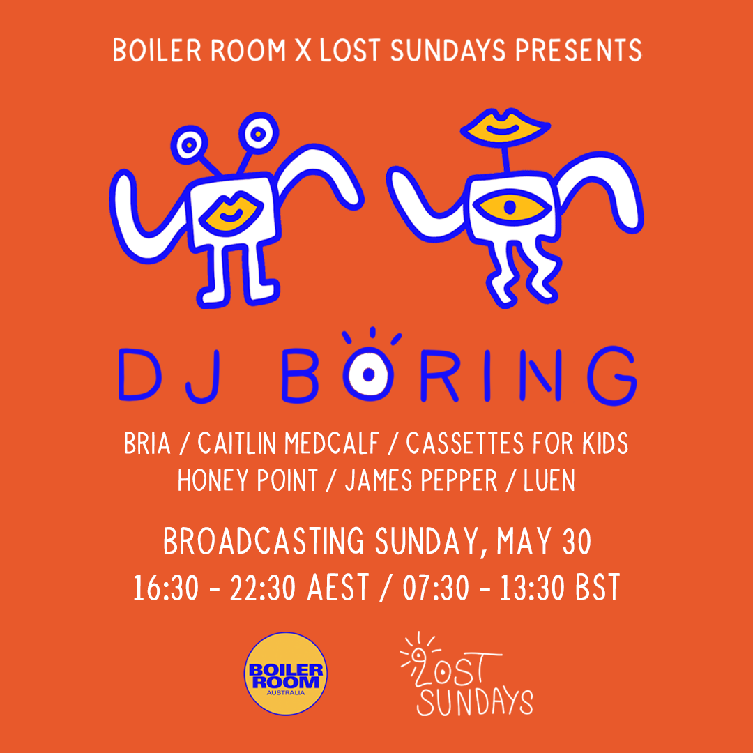 Flyer for event Boiler Room x Lost Sundays.