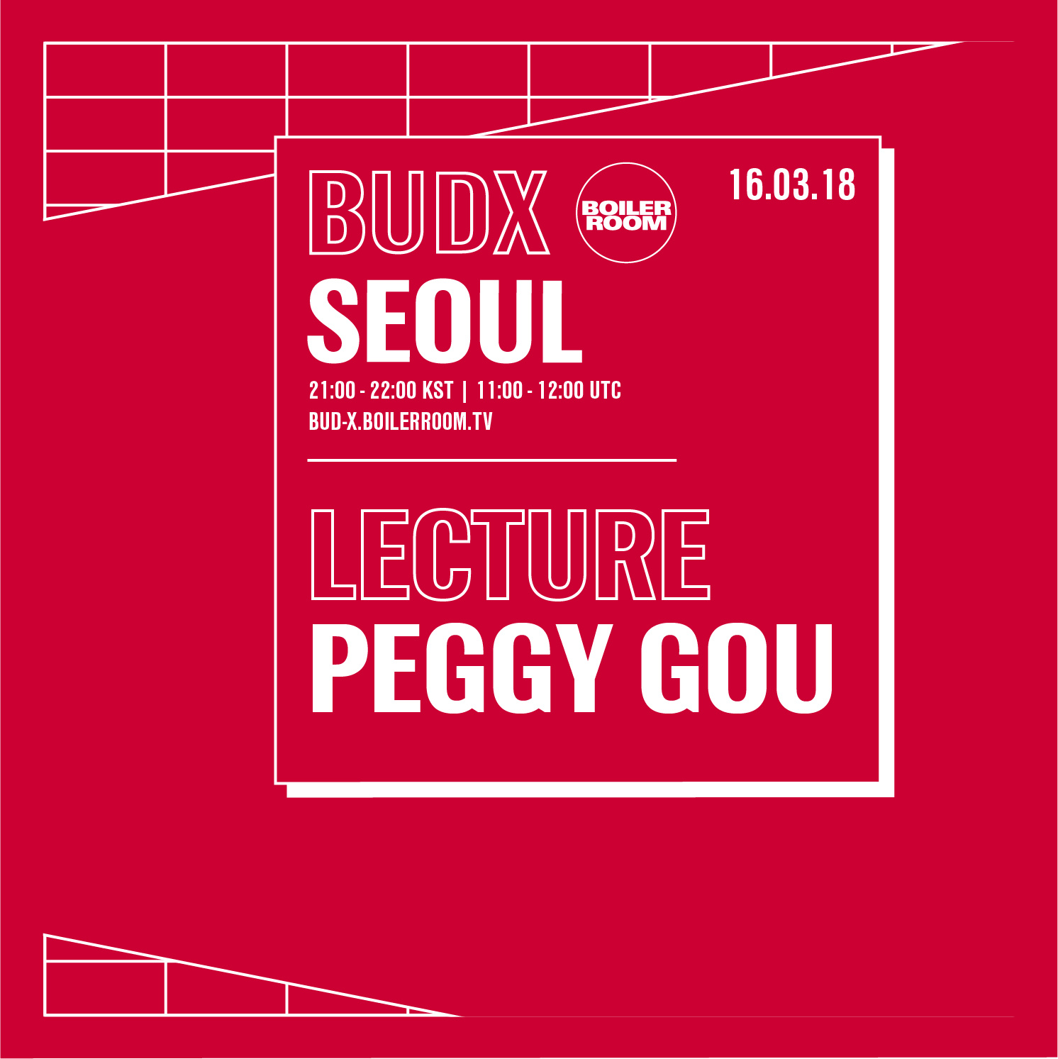 Flyer for event Peggy Gou: Lecture.