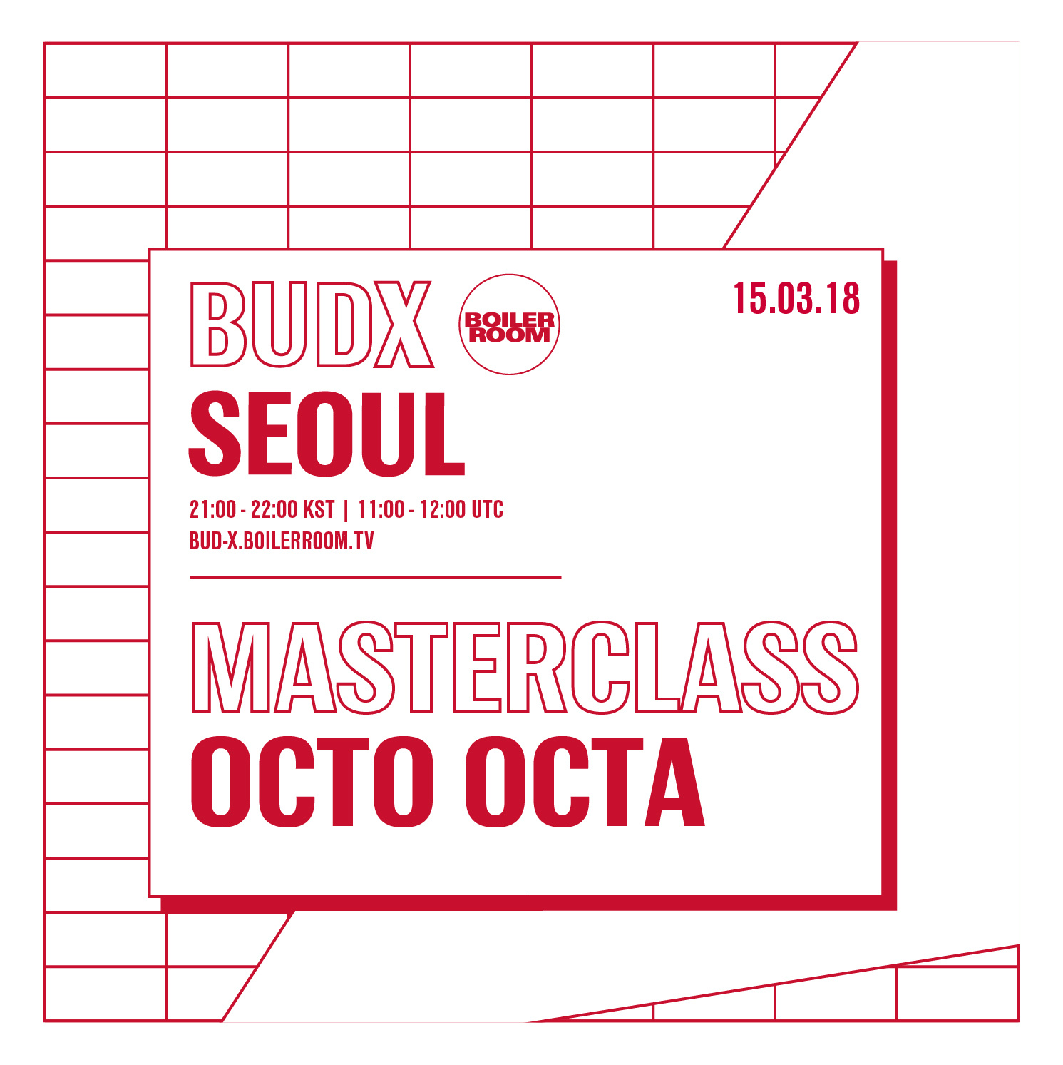 Flyer for event Octo Octa: Production Masterclass.