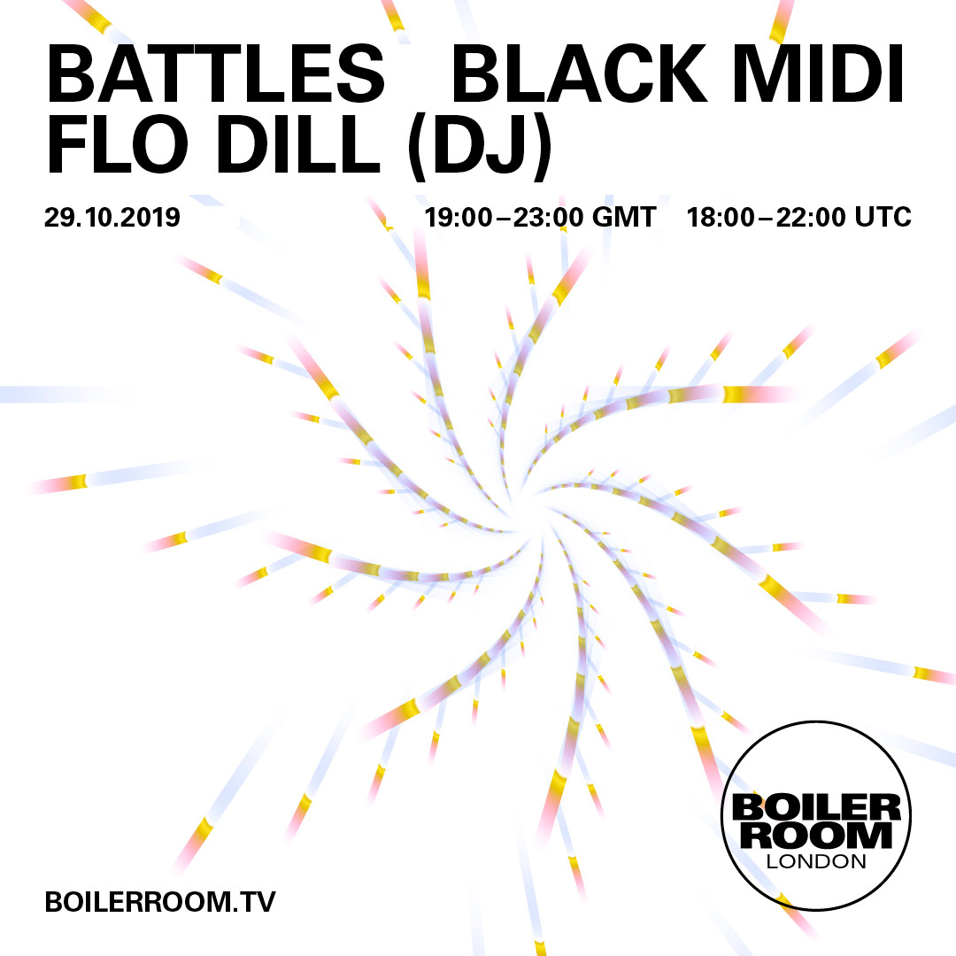 Flyer for event Battles & Black Midi.