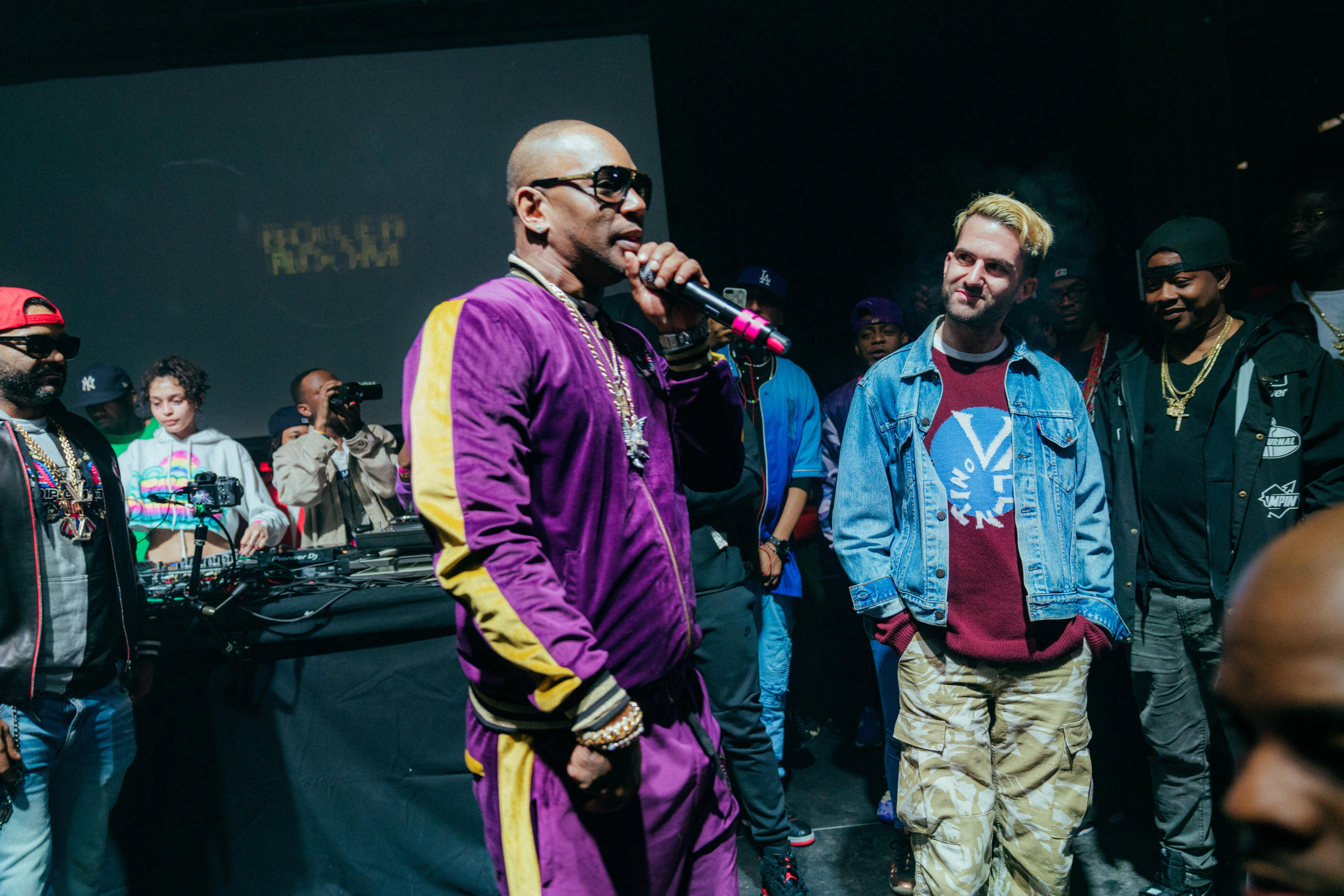 Photo of set Cam’ron & Jim Jones.
