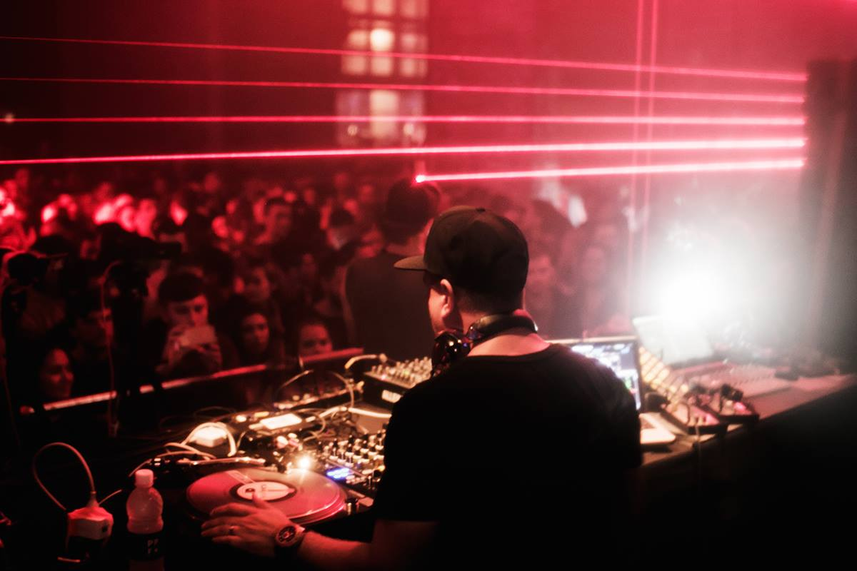 Photo of set DJ Godfather.