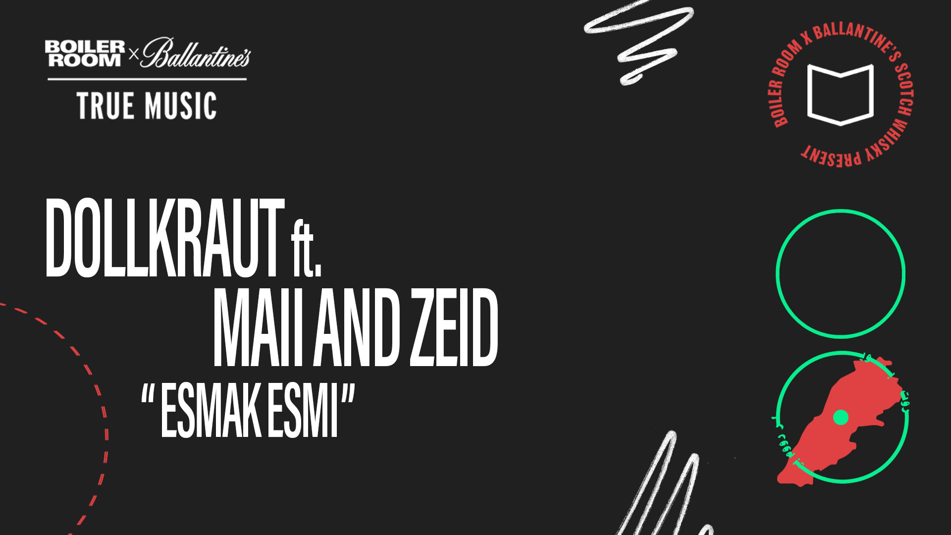 Flyer for event Dollkraut Feat Zeid & Maii - Esmak Esmi.