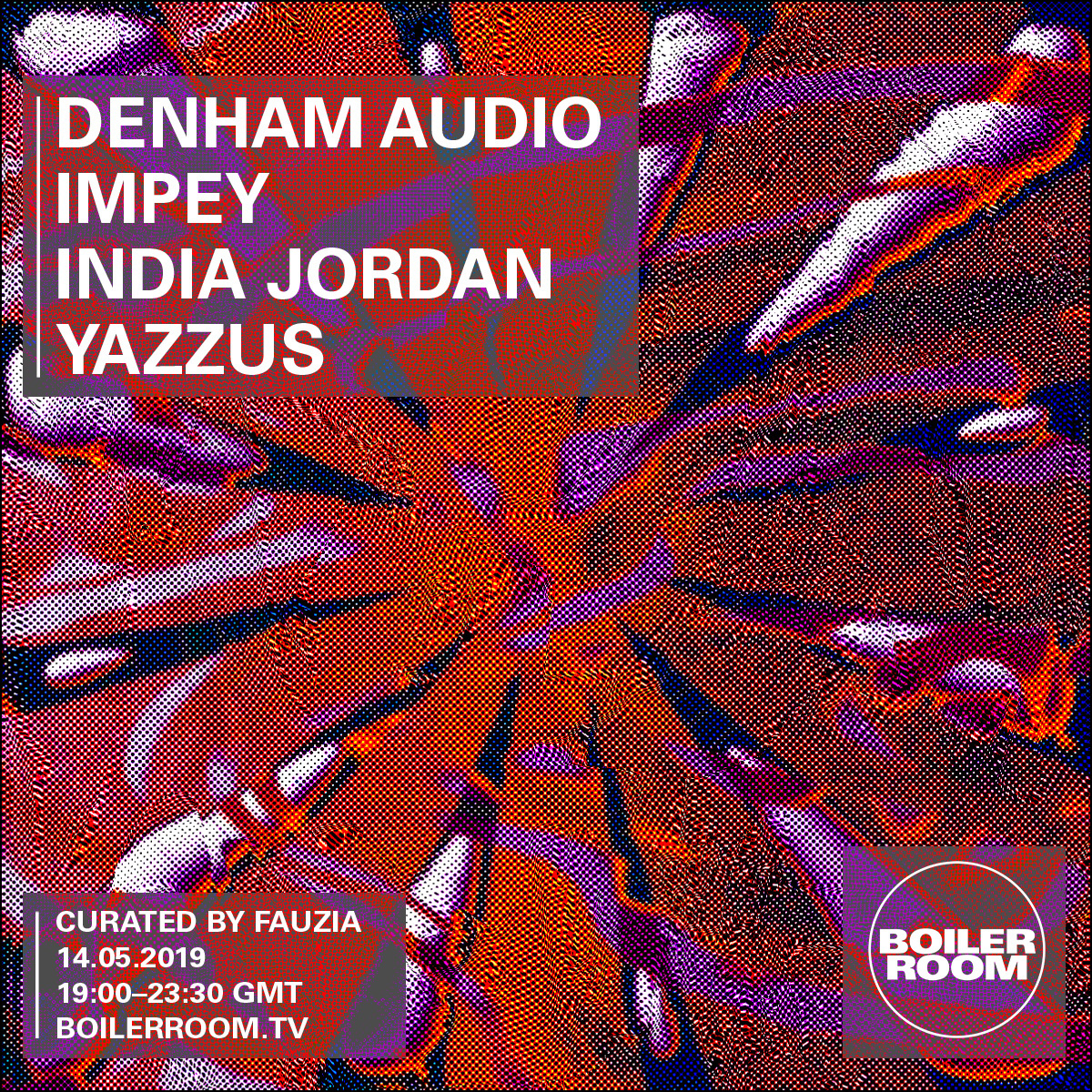 Flyer for event Fauzia Curates.