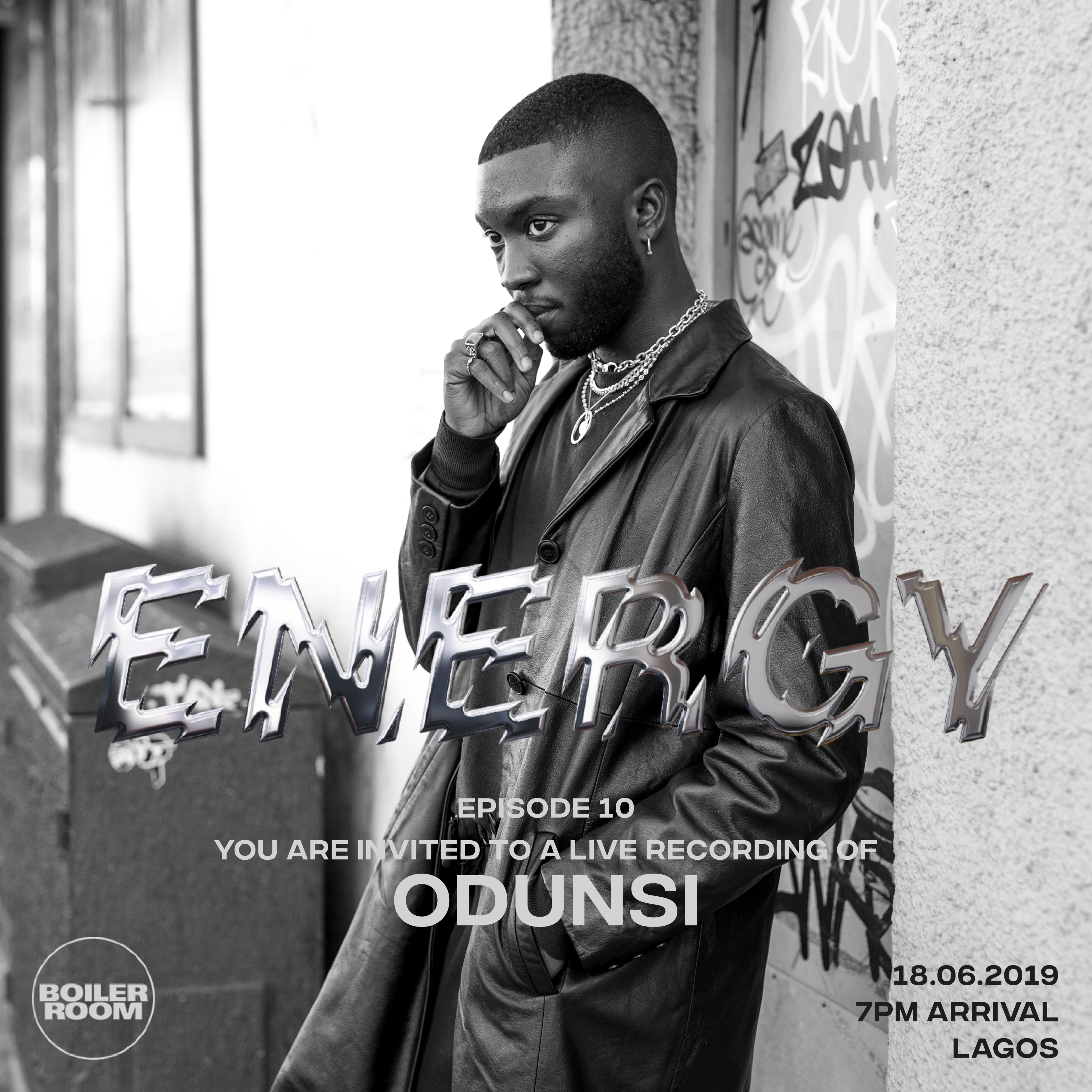 Flyer for event Energy: ODUNSI.