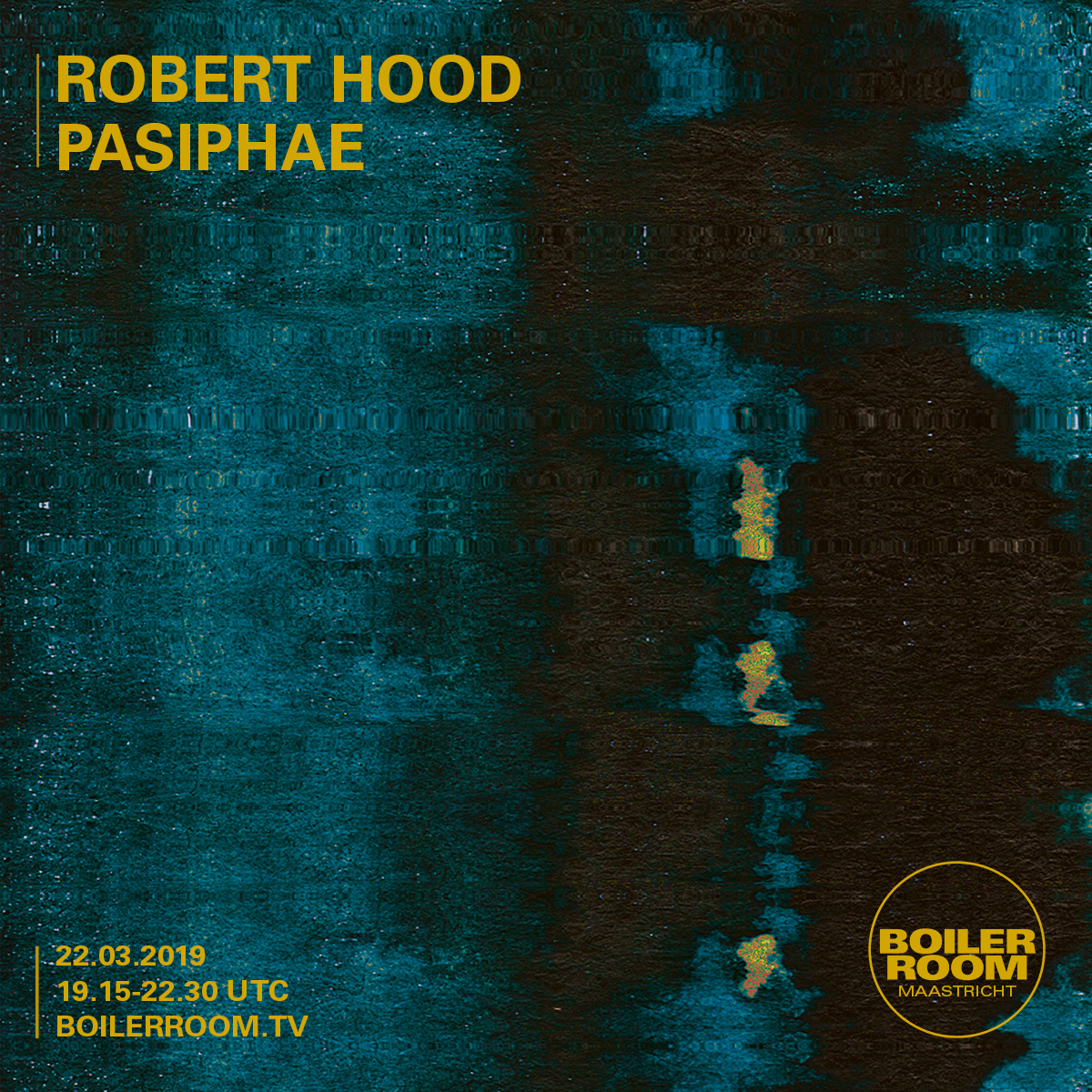 Flyer for event Boiler Room Maastricht.