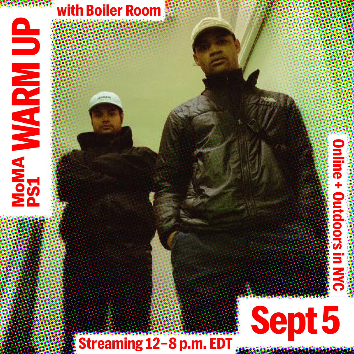 Flyer for event MoMA PS1: Warm Up.
