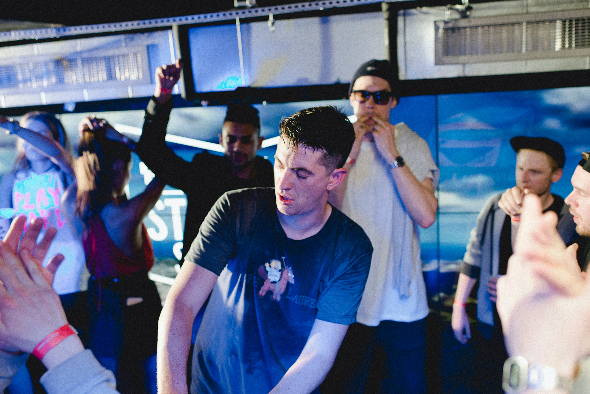 Photo of set Skream.