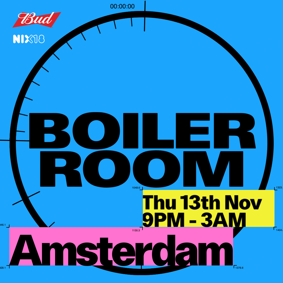 Flyer for event Amsterdam.