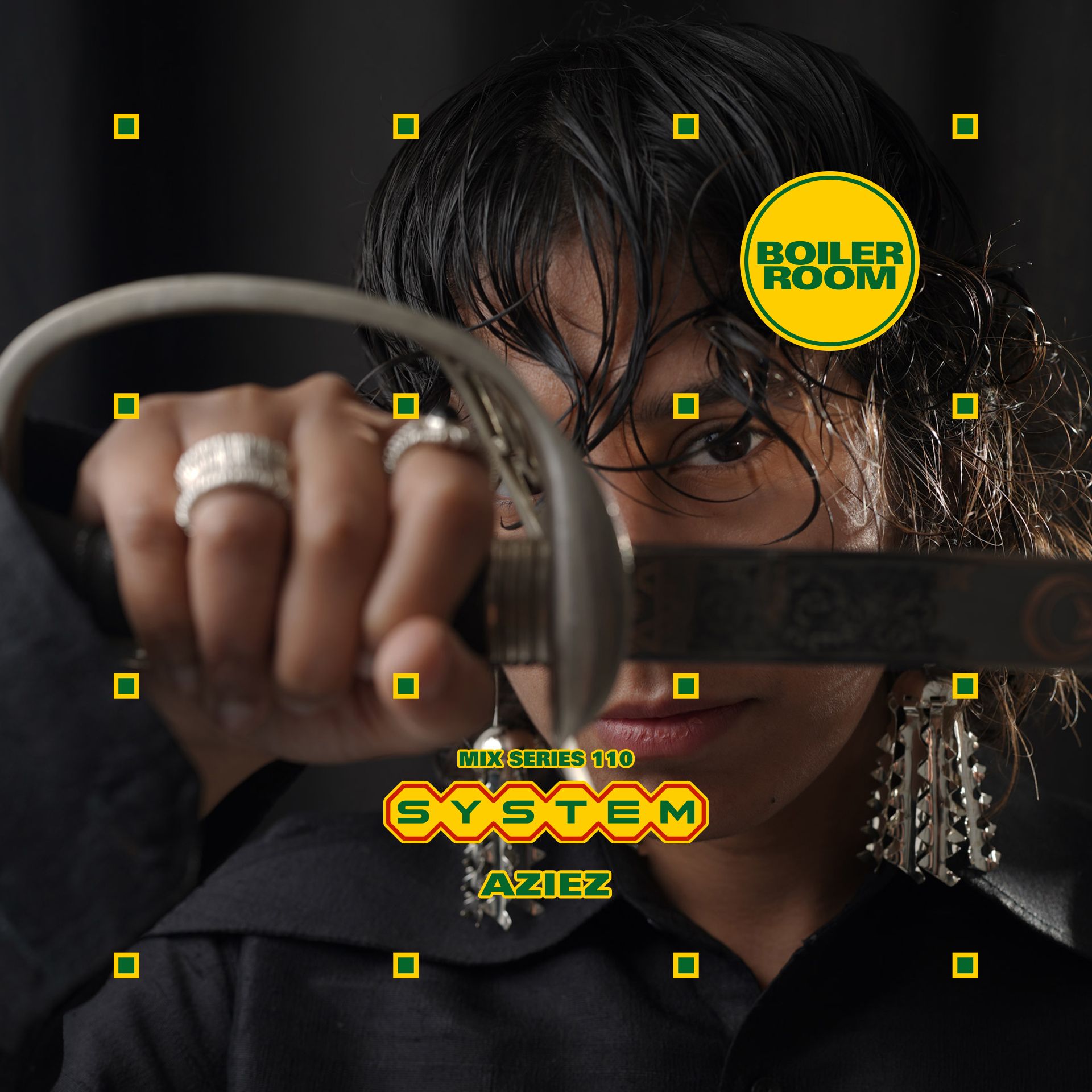 Flyer for event SYSTEM Mix 110: AZIEZ.