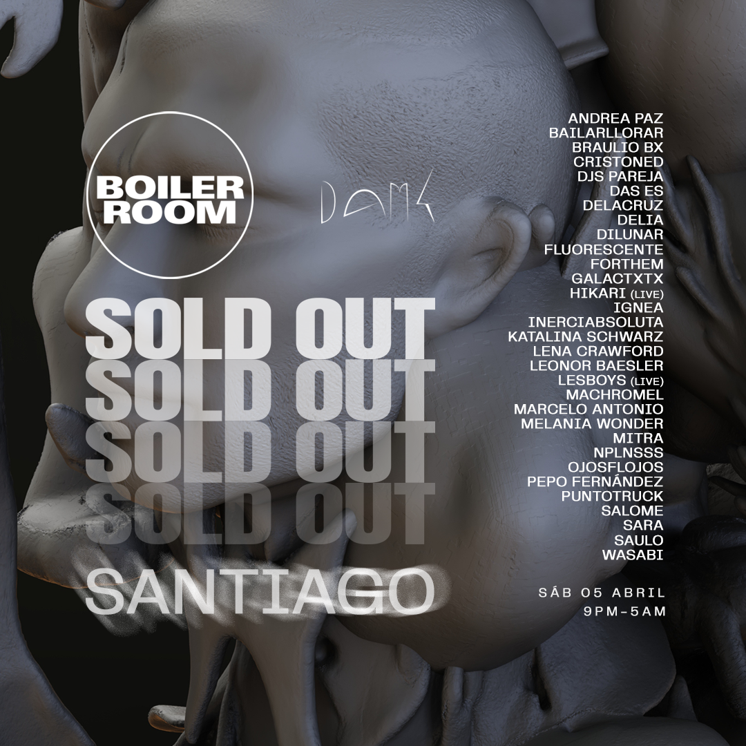 Flyer for event Santiago.