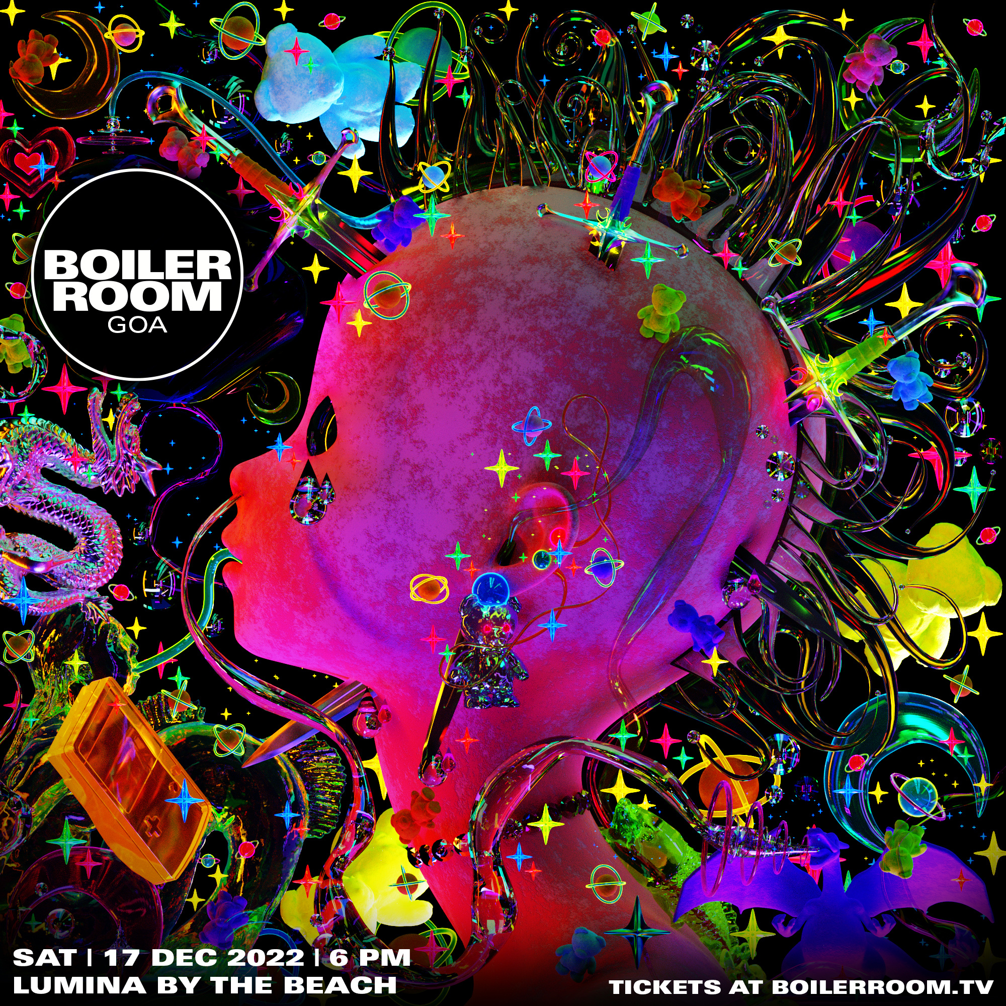 Flyer for event Boiler Room: Goa.
