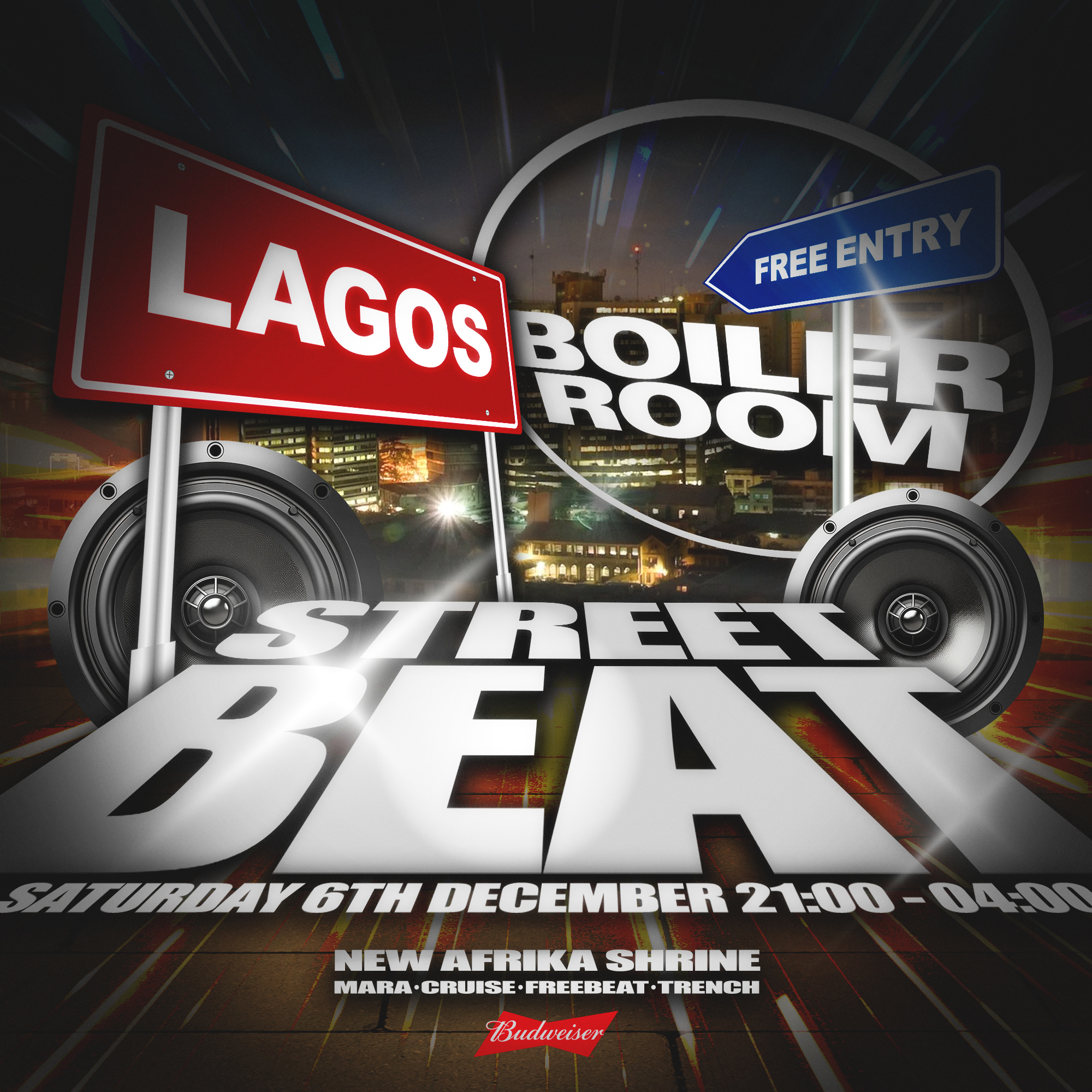 Flyer for event Lagos: Street Beat.