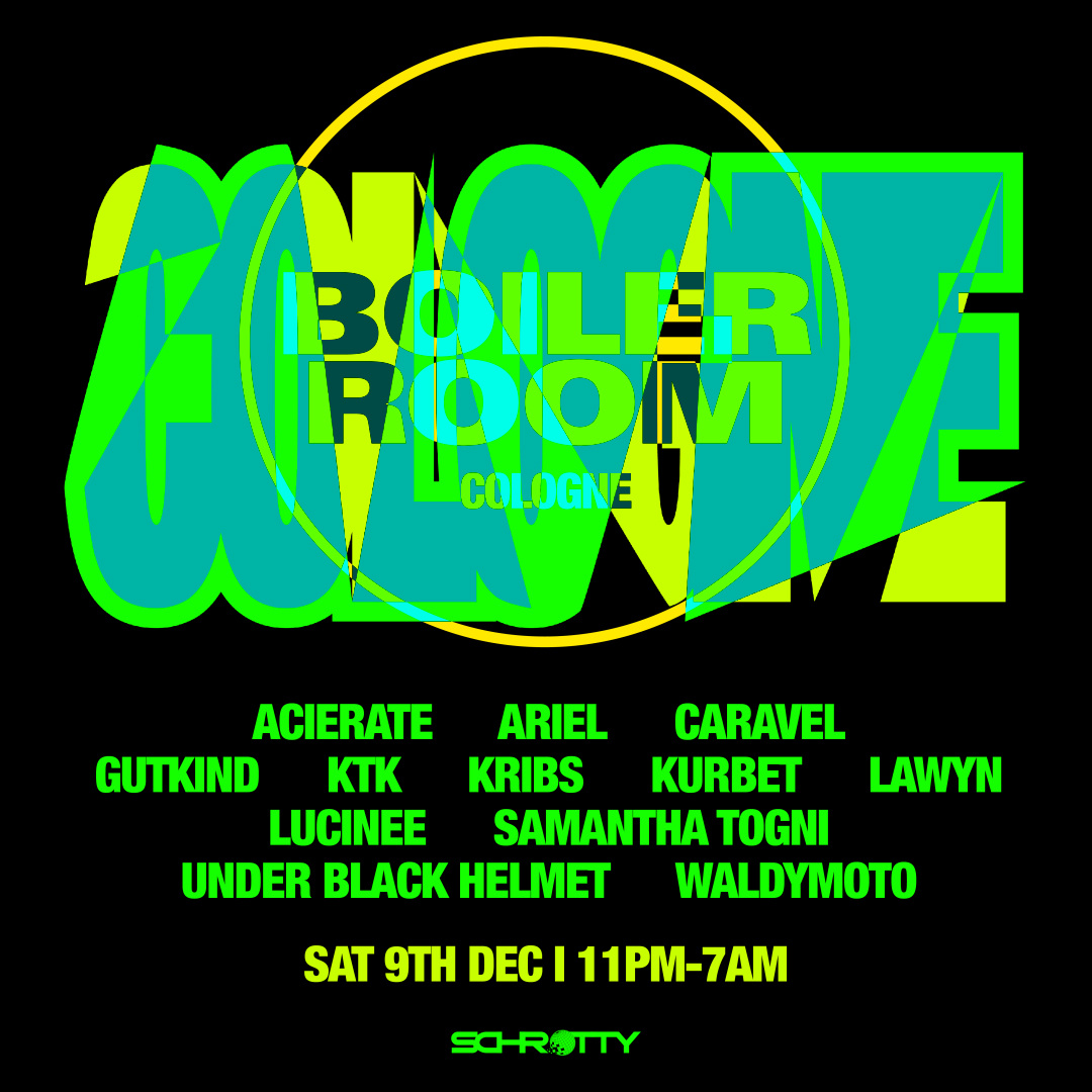 Flyer for event Cologne | Saturday.