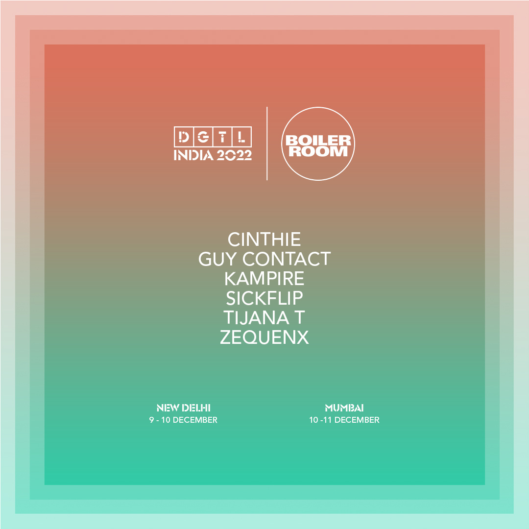 Flyer for event DGTL India.