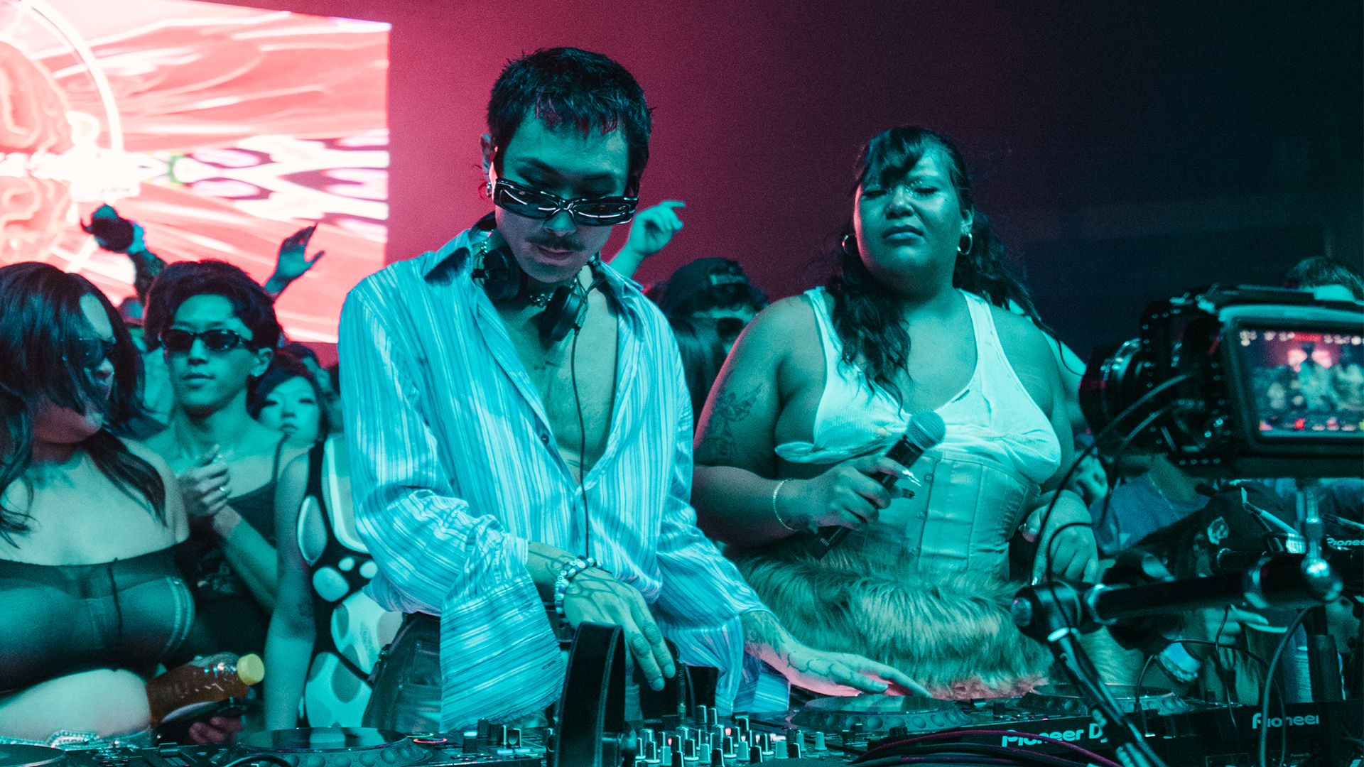 Flyer for event fagofcolour and PRADO MONROE.