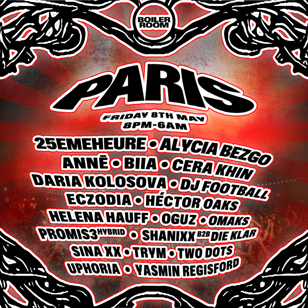 Flyer for event Paris | Friday.