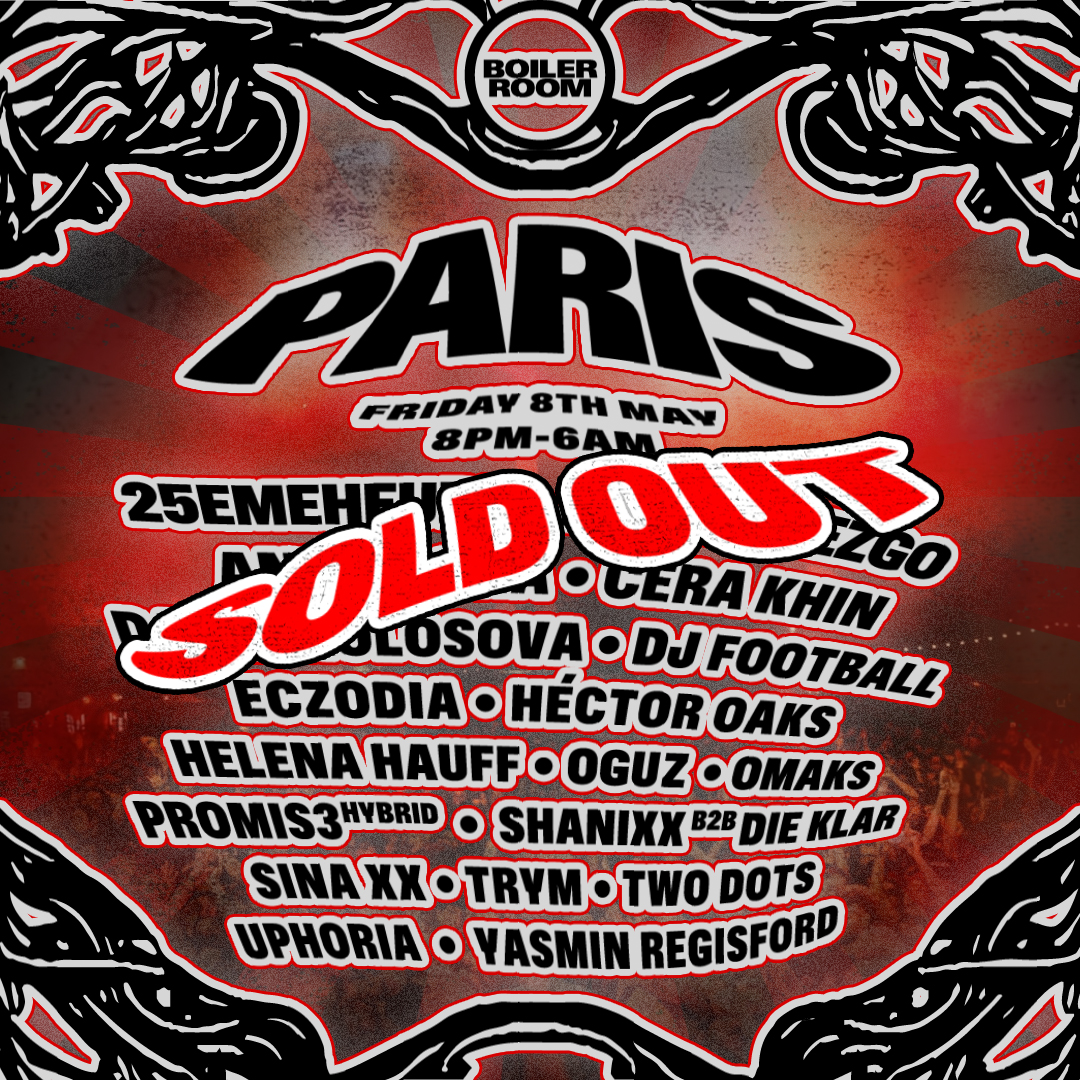 Flyer for event Paris | Friday.