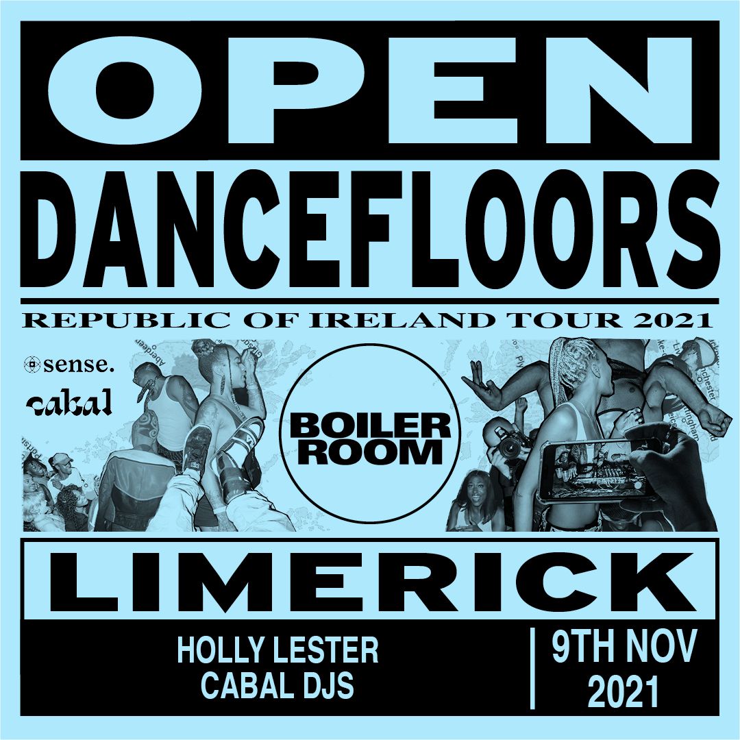 Flyer for event Open Dancefloors Ireland: Limerick.