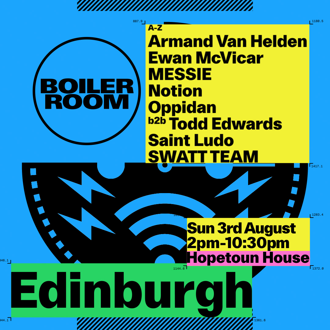 Flyer for event Edinburgh.